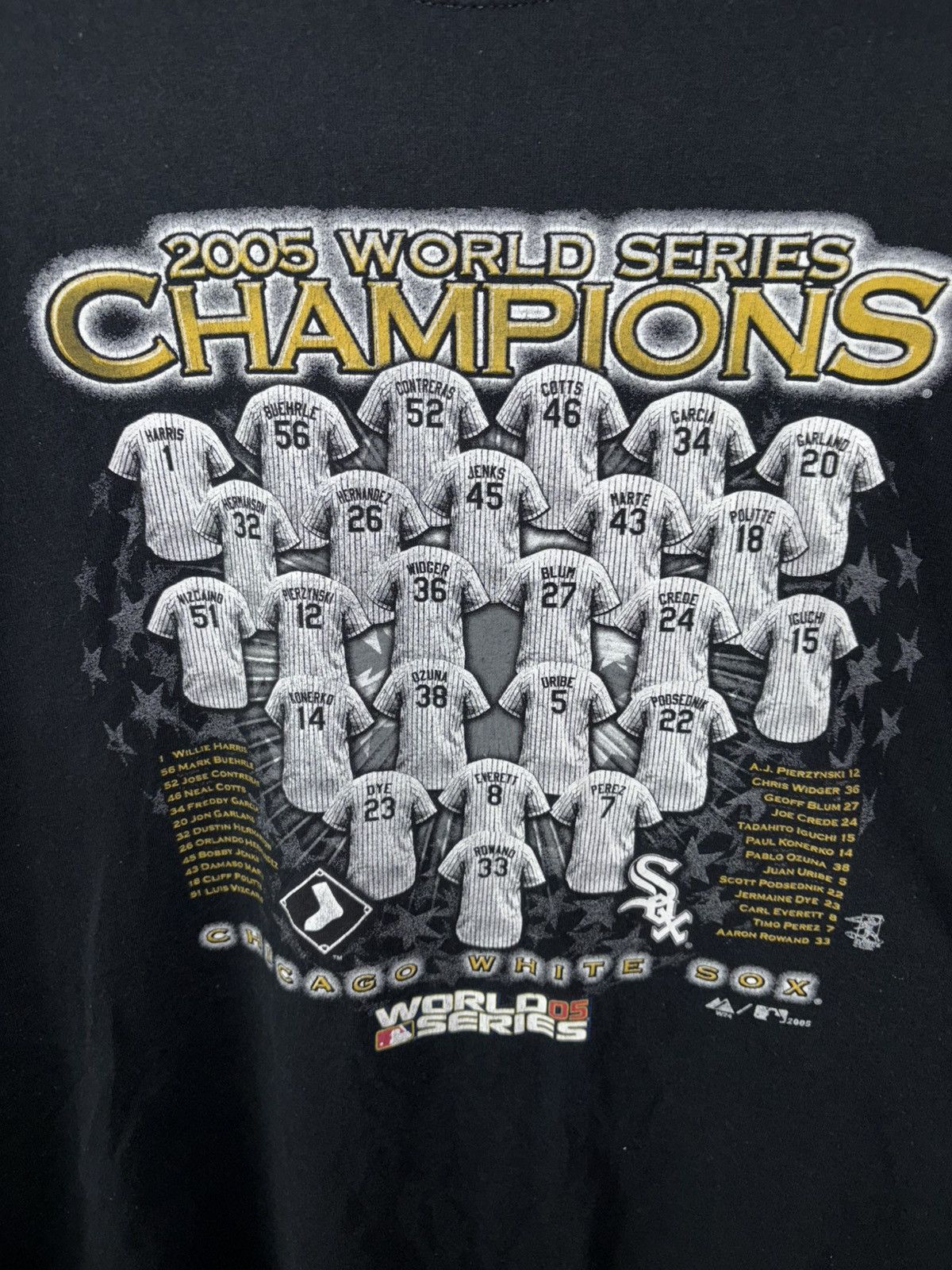 Gildan × Vintage VINTAGE 2005 World Series Champs Chicago White Sox Shirt Size US XXL / EU 58 / 5 - 3 Thumbnail