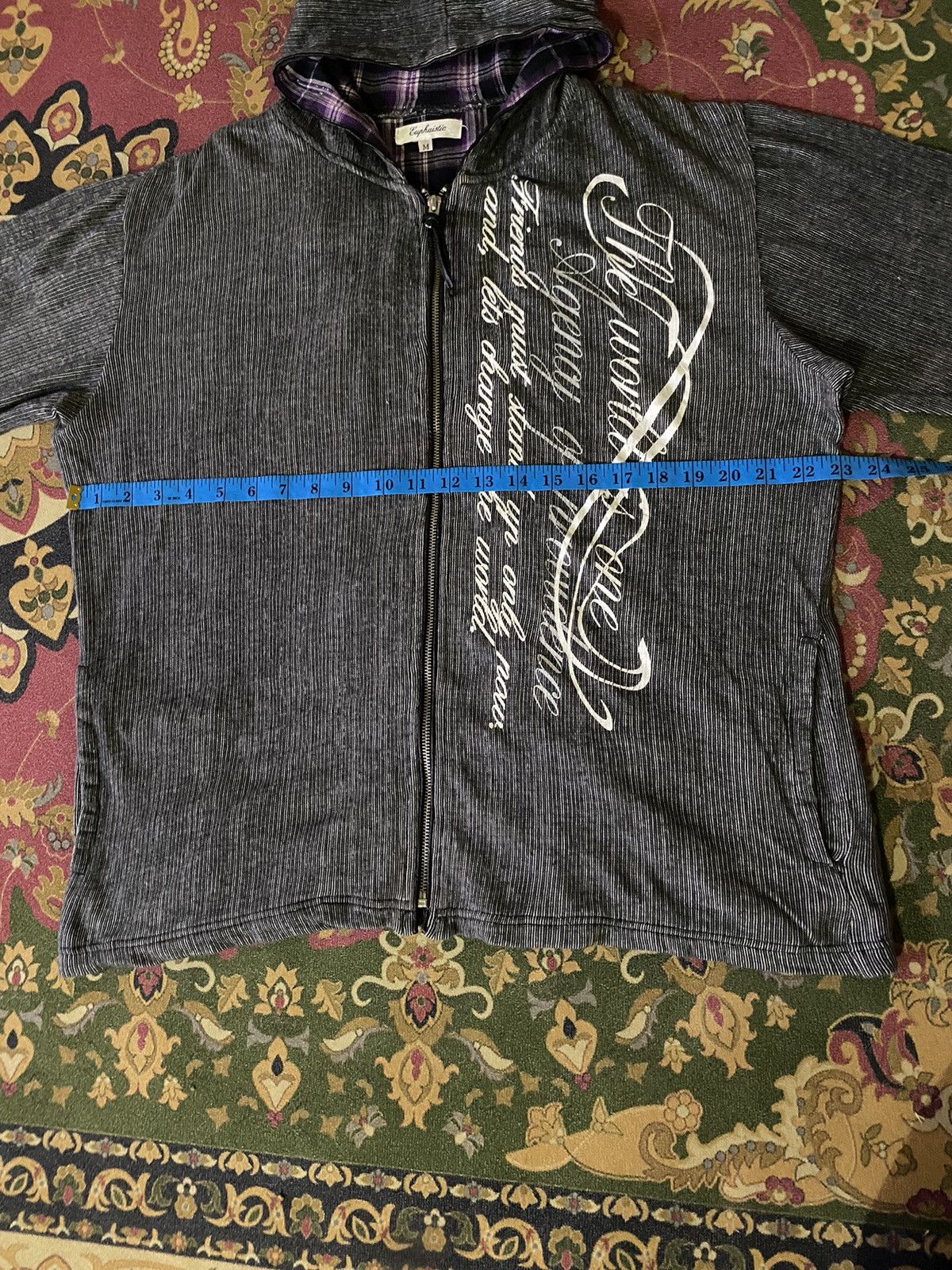 Beauty Beast × If Six Was Nine × Vintage Japanese Brand Euphuistic Poem Hoodie Size US L / EU 52-54 / 3 - 11 Thumbnail