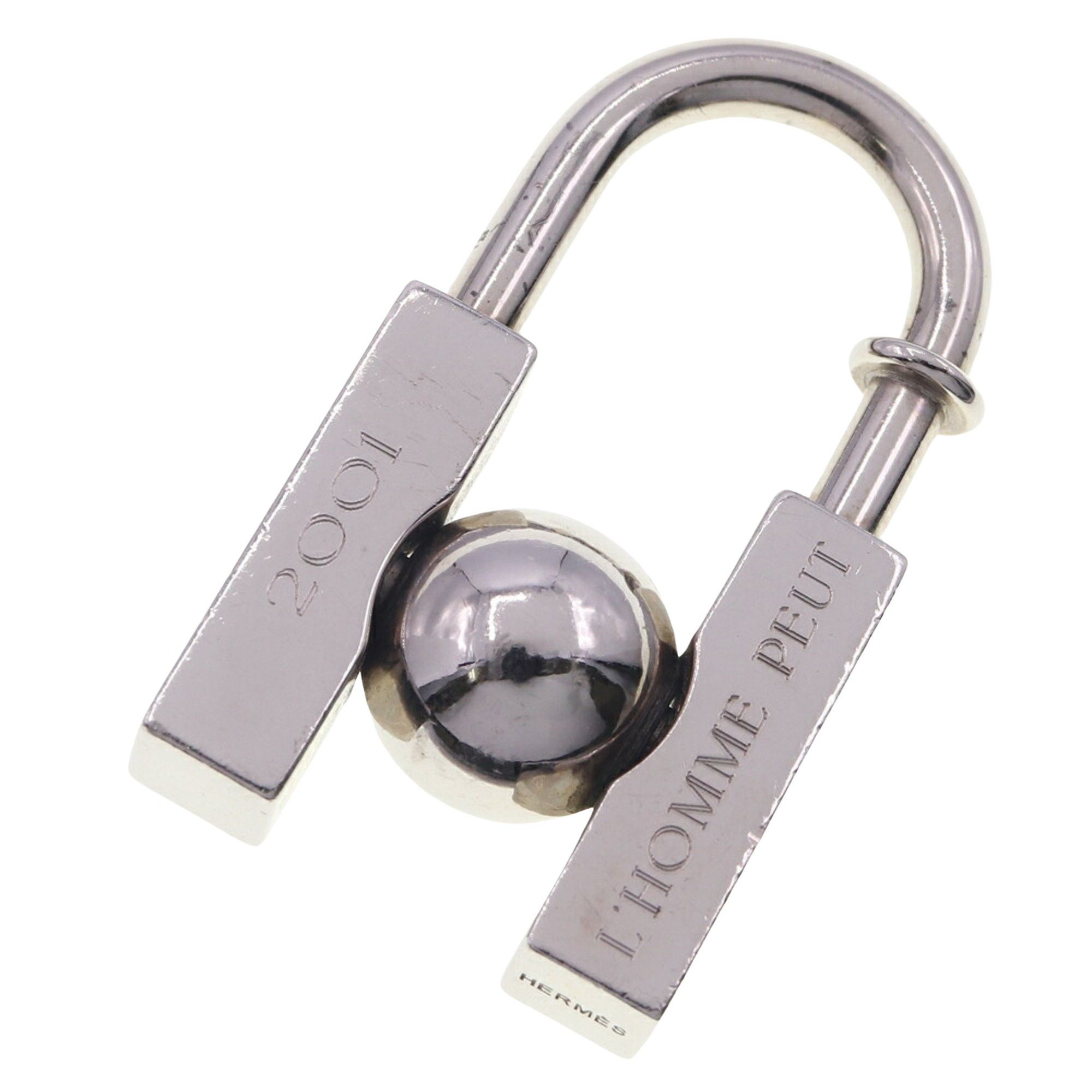 image of Hermes Cadenas Bag in Silver, Women's
