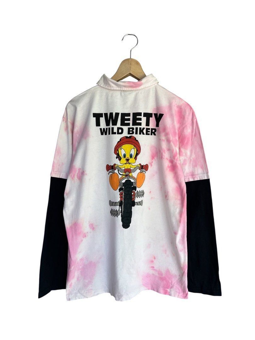 Vintage Looney Tunes Tweety Cartoon long Sleeve Shirt Size US S / EU 44-46 / 1 - 1 Thumbnail
