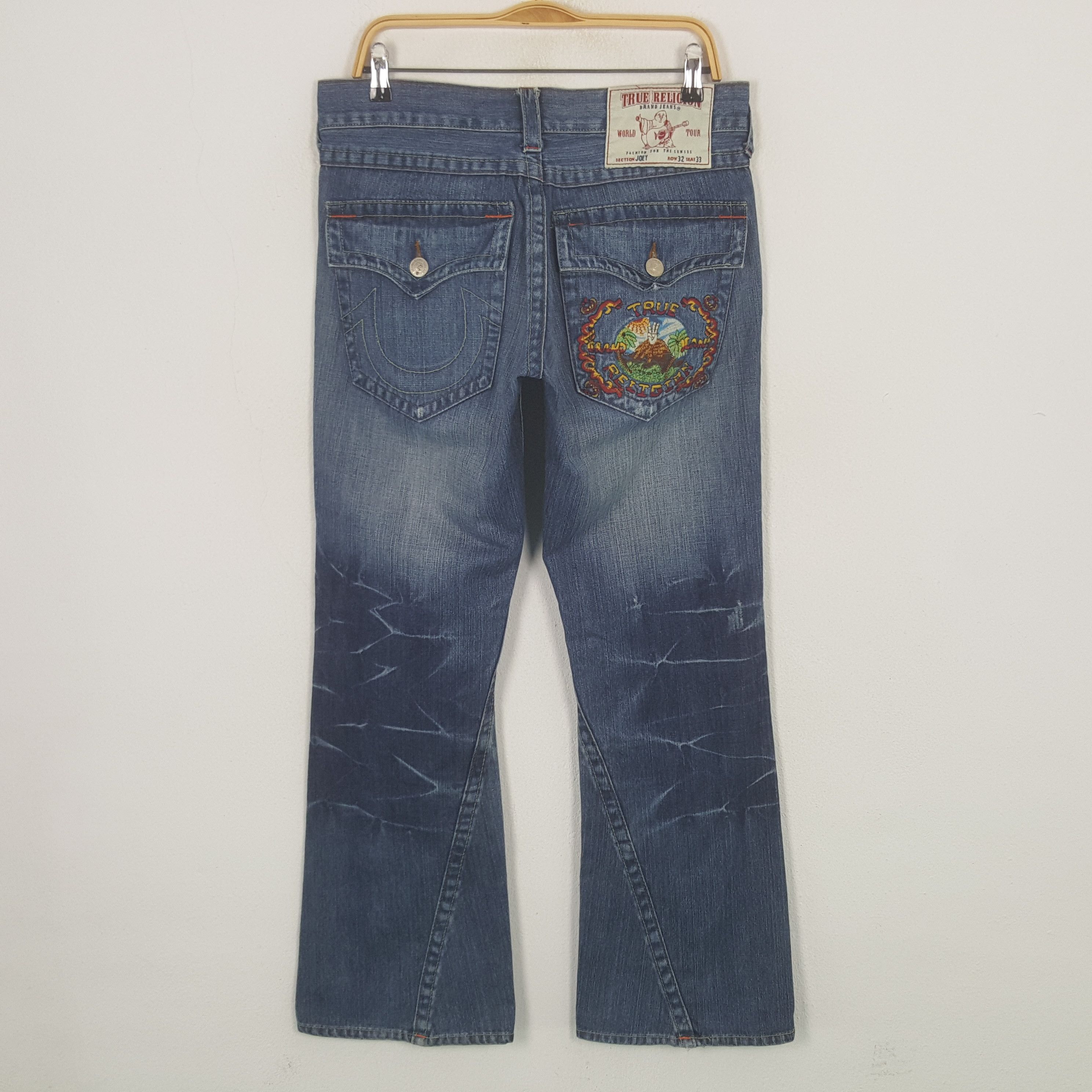 True Religion Vintage True Religion JOEY BootcutStyle Denim Jeans Size US 32 / EU 48 - 4 Thumbnail
