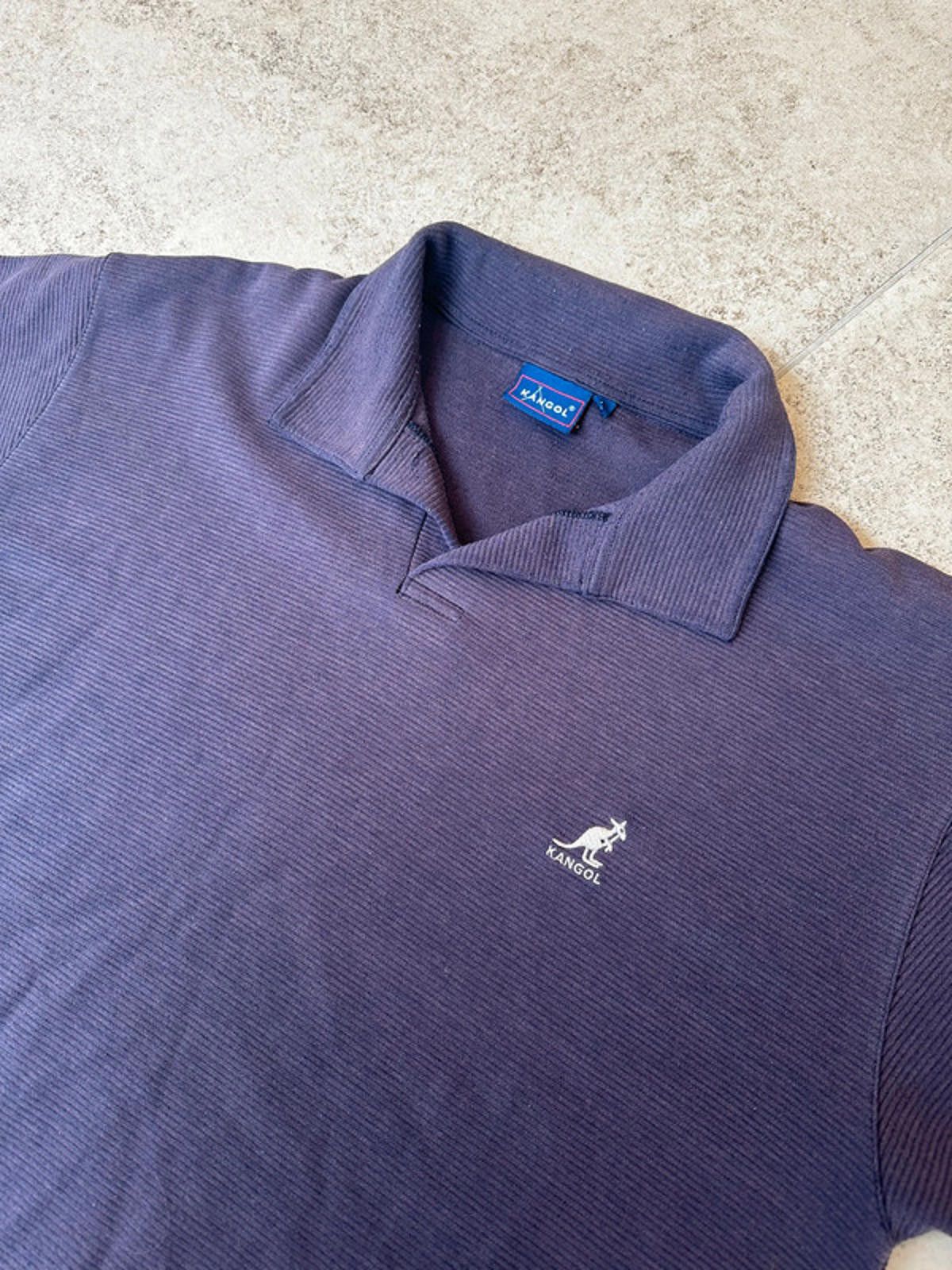 Kangol Kangol Heavy Ribbed Polo Size US L / EU 52-54 / 3 - 3 Thumbnail