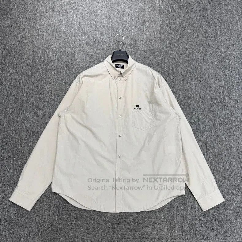 Balenciaga Balenciaga Double Hook Embroidered Shirt. Size US M / EU 48-50 / 2 - 1 Thumbnail