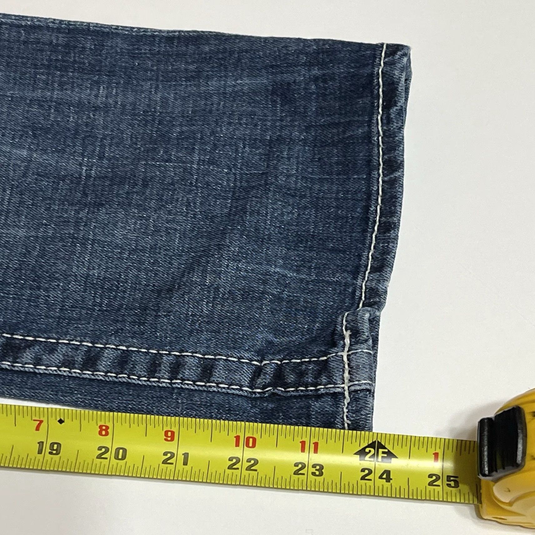 Vintage BIG STAR Jeans Capri Womens 32x24 Blue Denim Low Rise Cropped 5-Pocket Embroidered Vintage? No Size 24" / US 00 / IT 34 - 6 Thumbnail