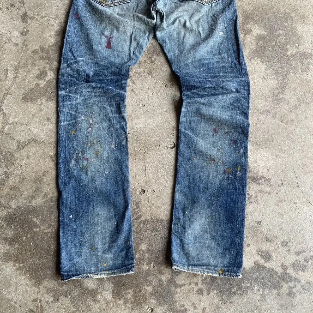 If Six Was Nine 💥 STEALS 💥Vintage Redline Jeans Splish Painter Denim Pants Size US 32 / EU 48 - 17 Thumbnail