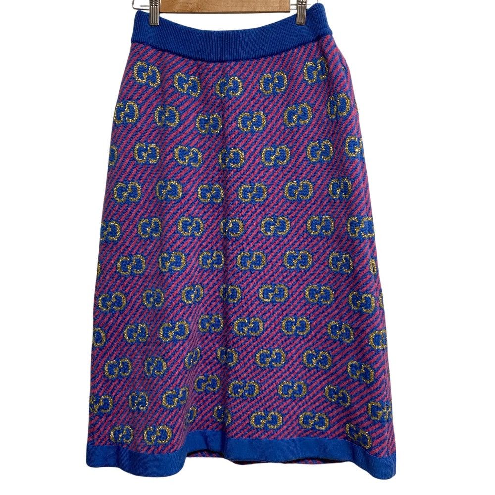 Gucci Gucci Gucci GG Jacquard Knit Skirt Textile Skirts 574224 DUTY FREE for USA Size ONE SIZE - 1 Thumbnail