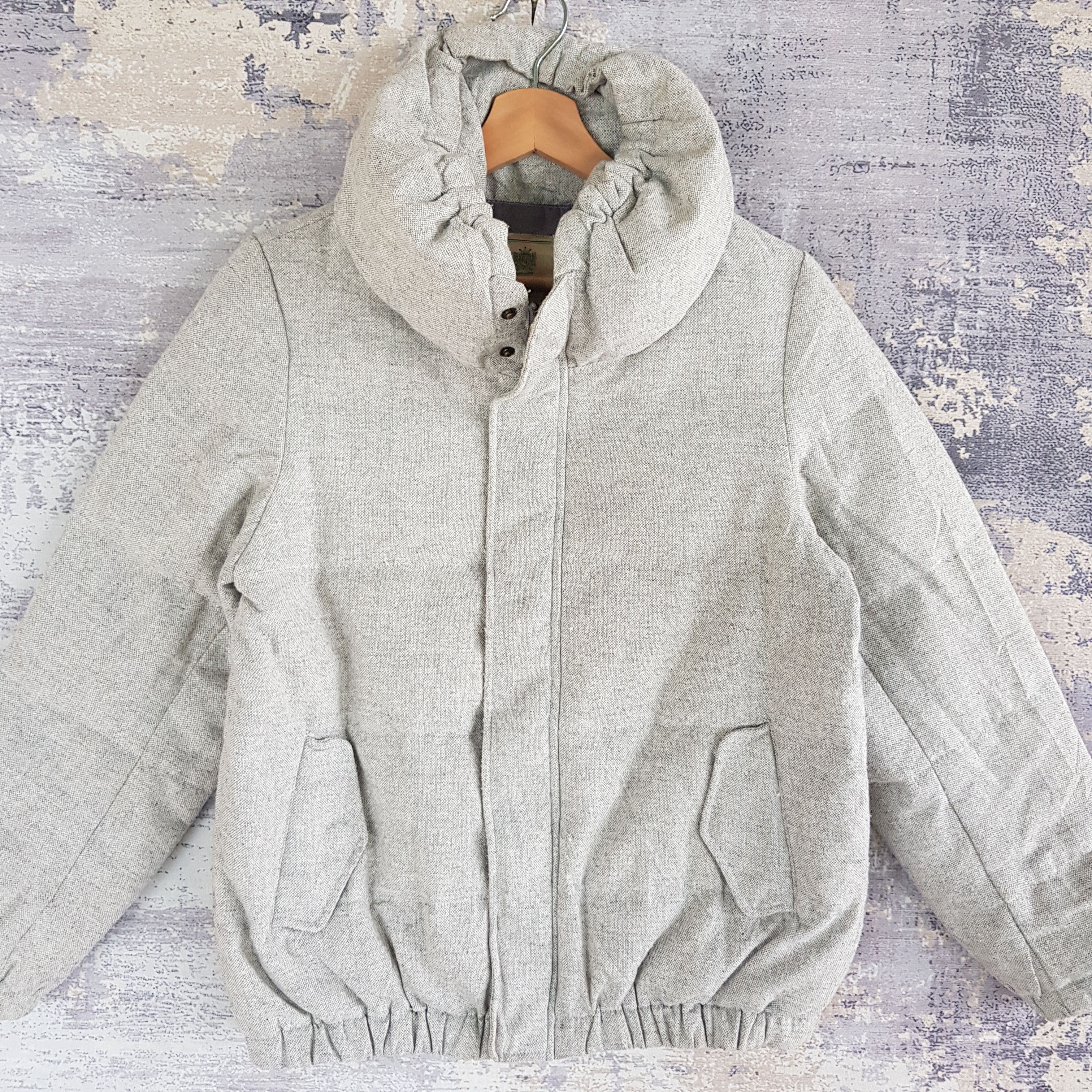 Japanese Brand × Vintage Vintage Y2K Rope Picnic Jacket Japanese Puffer Wool Jackets Size US S / EU 44-46 / 1 - 3 Thumbnail