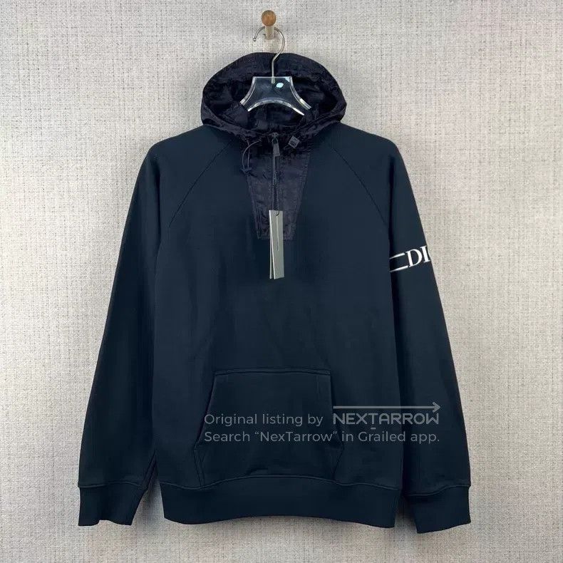 Dior Dior Half-zipper stitching old-fashioned hooded sleeve mar Size US XXS / EU 40 - 1 Thumbnail