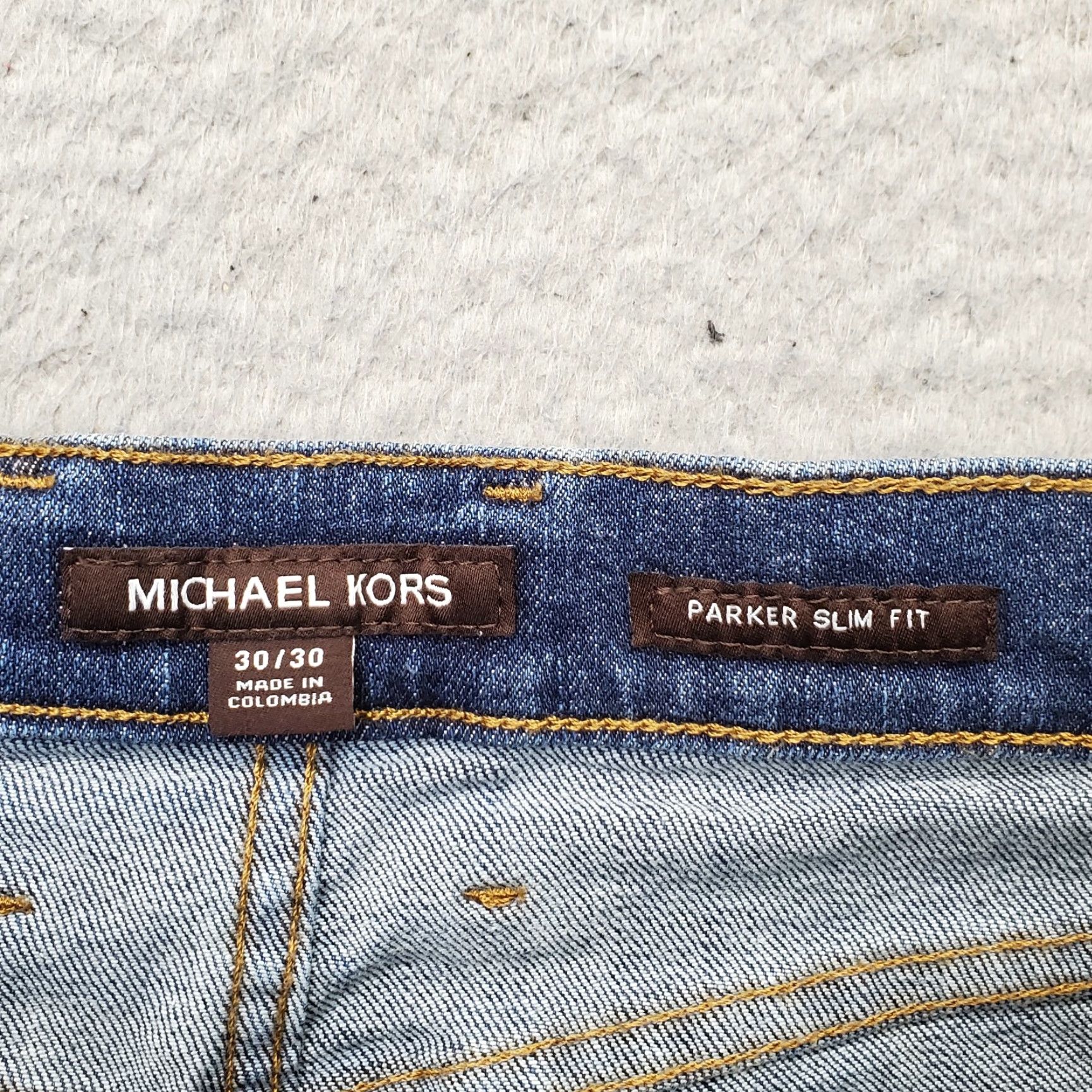 Michael Kors Michael Kors Straight Jeans Mens 30/30 Blue Denim Parker Slim Fit Medium Wash Jeans Mens 30 Blue Denim Parker Slim Fit 90s (if applicable) - Mens 30 Size US 30 / EU 46 - 7 Thumbnail