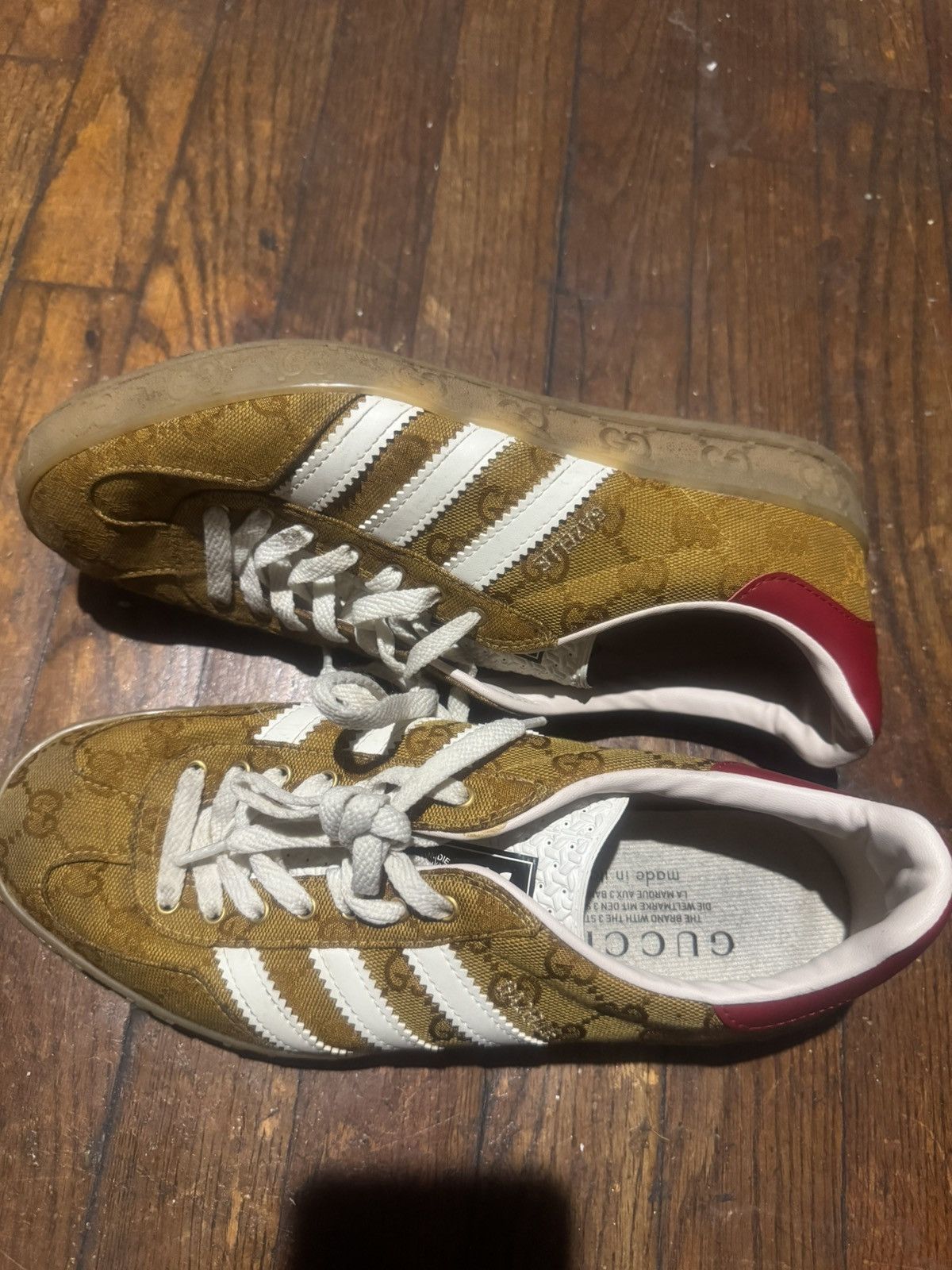 Adidas × Gucci Gucci Adidas Gazelle Size US 8 / EU 41 - 3 Thumbnail