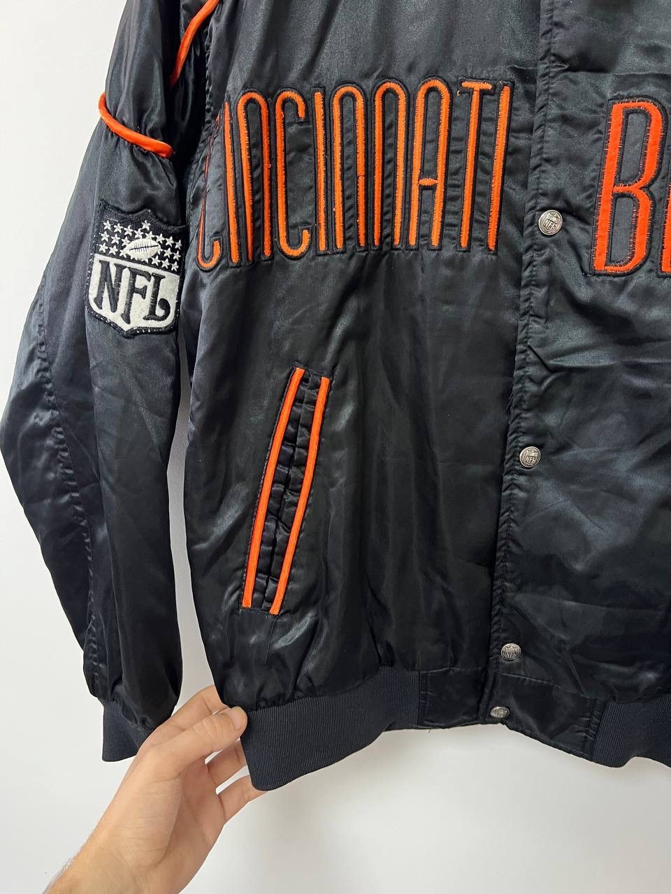 Other Vintage 90s Cincinnati Bengals Bomber Jacket Nfl Campri S/M Size US M / EU 48-50 / 2 - 19 Thumbnail