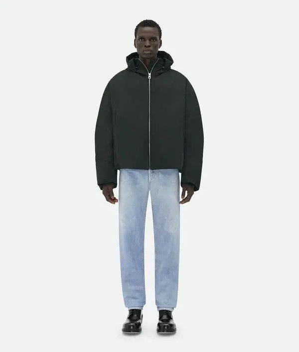 Bottega Veneta o1n1vont1224 Cotton Twill Puffer Jacket in Green Size US S / EU 44-46 / 1 - 1 Thumbnail