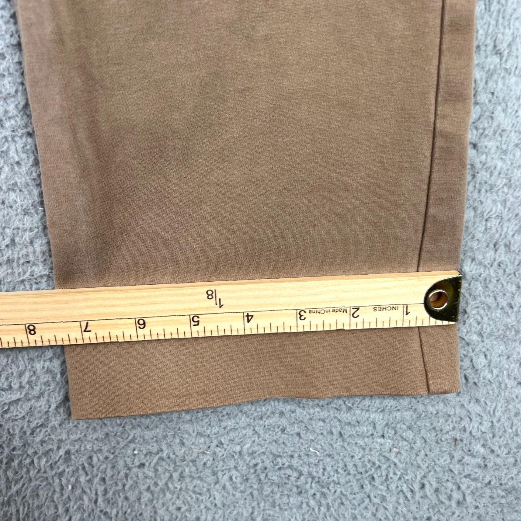 Eileen Fisher EILEEN FISHER Women’s Dress Pants Brown Classic Fit Size L 28" Inseam Hemmed Size 36" / US 14 / IT 50 - 2 Thumbnail