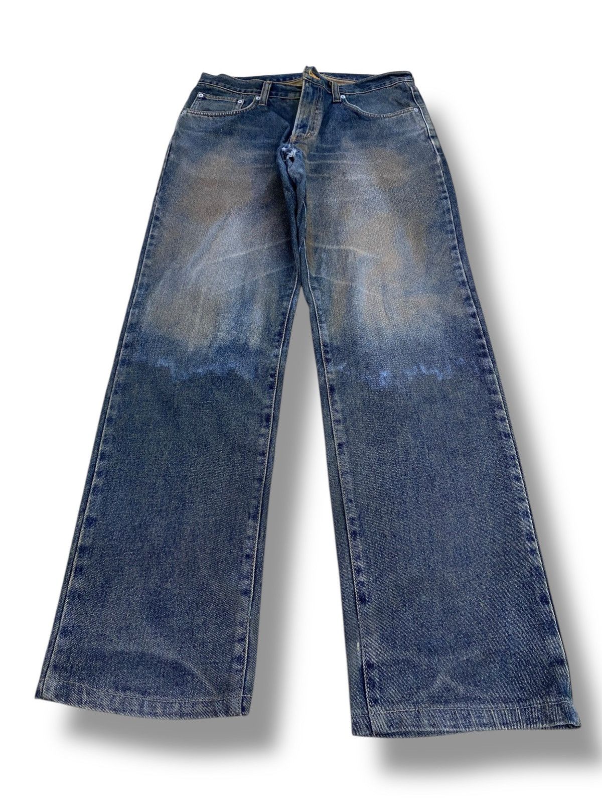 Edwin Vintage Edwin Rusty Faded Wash Style Loose Jeans Size US 34 / EU 50 - 1 Thumbnail