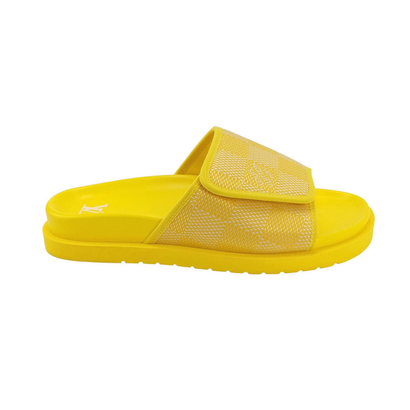 Louis Vuitton Louis Vuitton Yellow Damier Miami Mules Size 42.5 Size US 9 / EU 42 - 1 Thumbnail