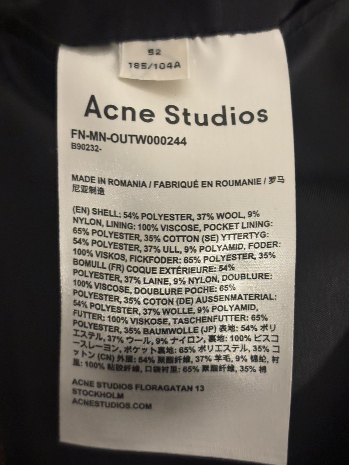 Acne Studios Acne Studios long coat in shiny brow Size US L / EU 52-54 / 3 - 3 Thumbnail