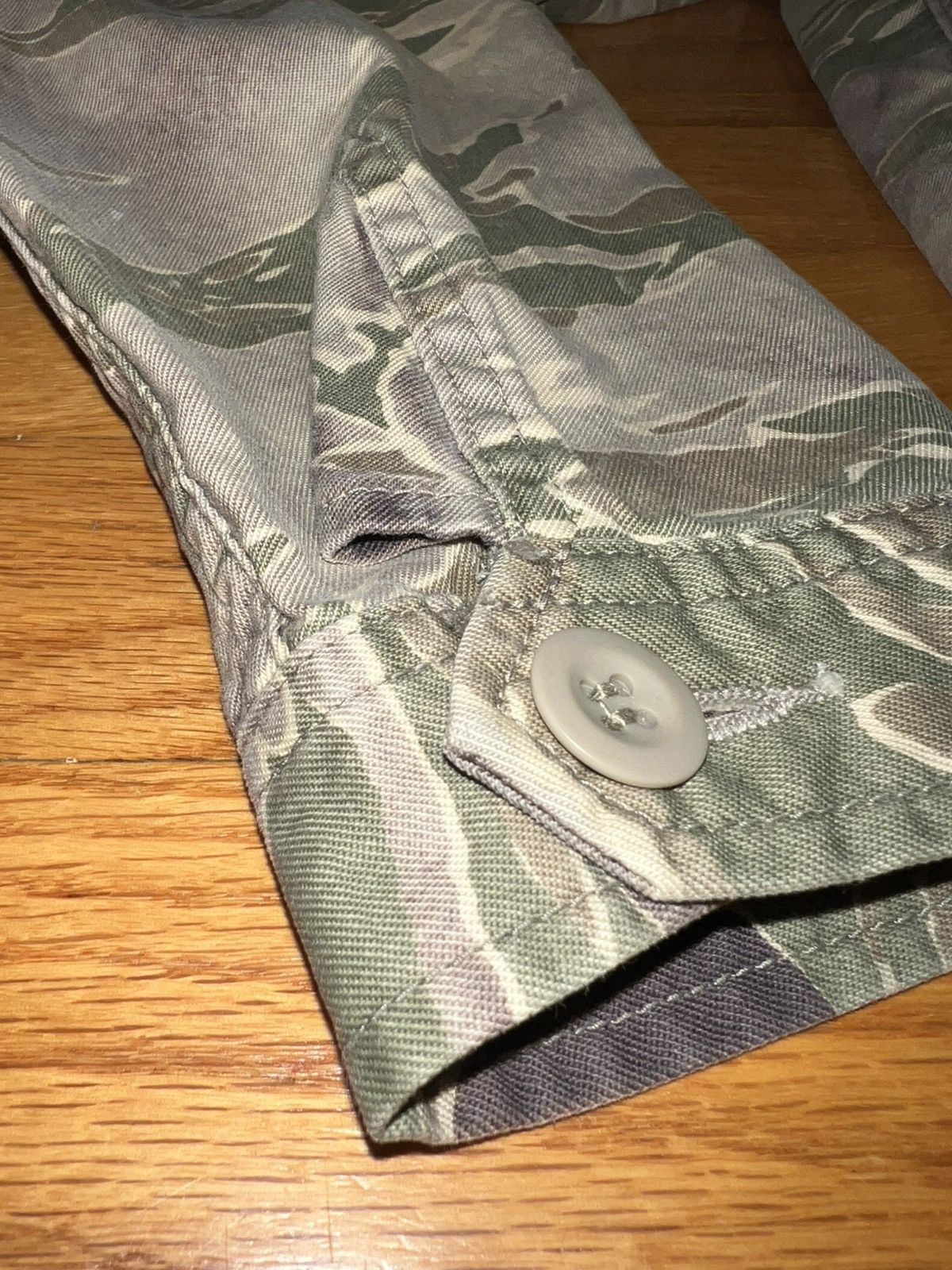 John Elliott Military Hemi Shirt Washed Tiger Camo Size US M / EU 48-50 / 2 - 5 Thumbnail
