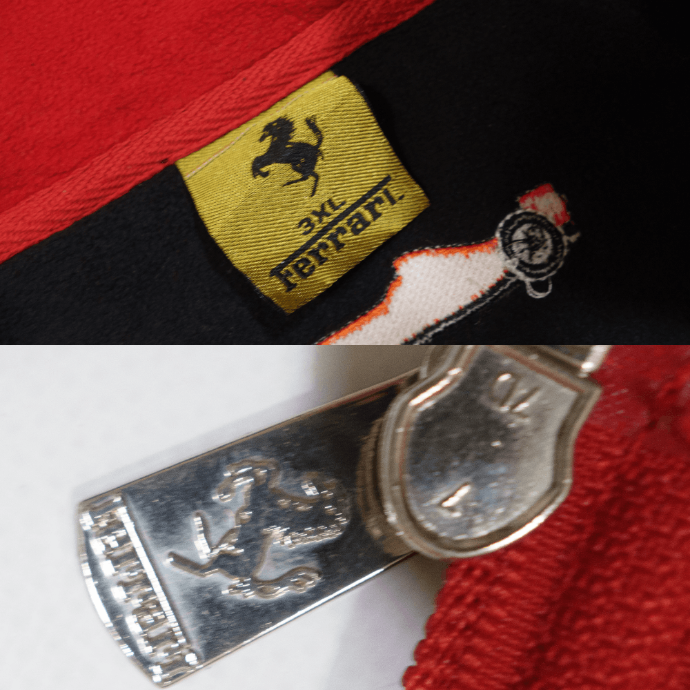 Ferrari 90S Michael Schumacher Logo Neck Fleece Jacket Size US XXL / EU 58 / 5 - 9 Thumbnail
