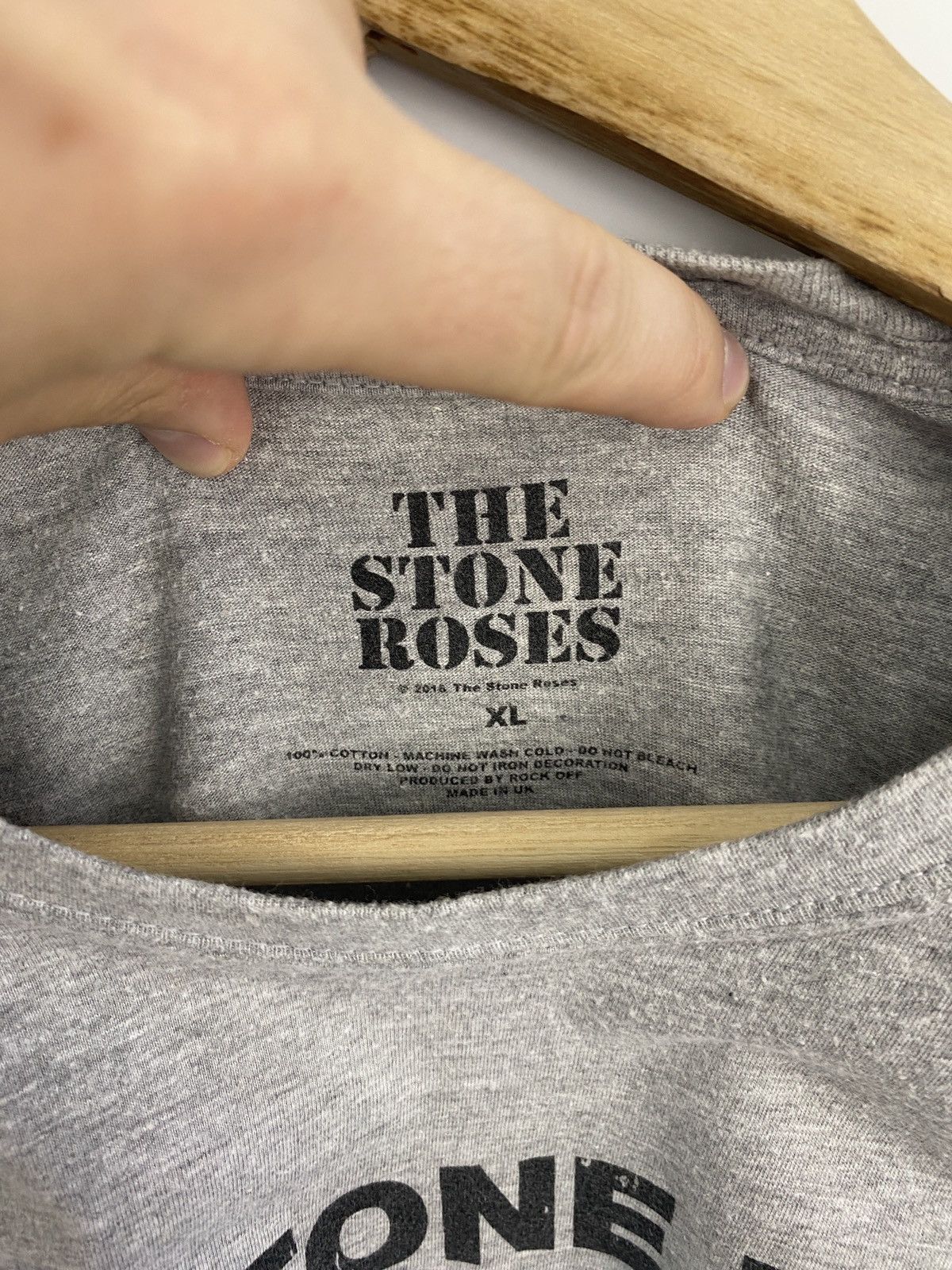 Band Tees × Vintage 🇬🇧 Vintage Y2K The Stone Roses Fools Gold T-Shirt Rare Retro Size US XL / EU 56 / 4 - 5 Thumbnail
