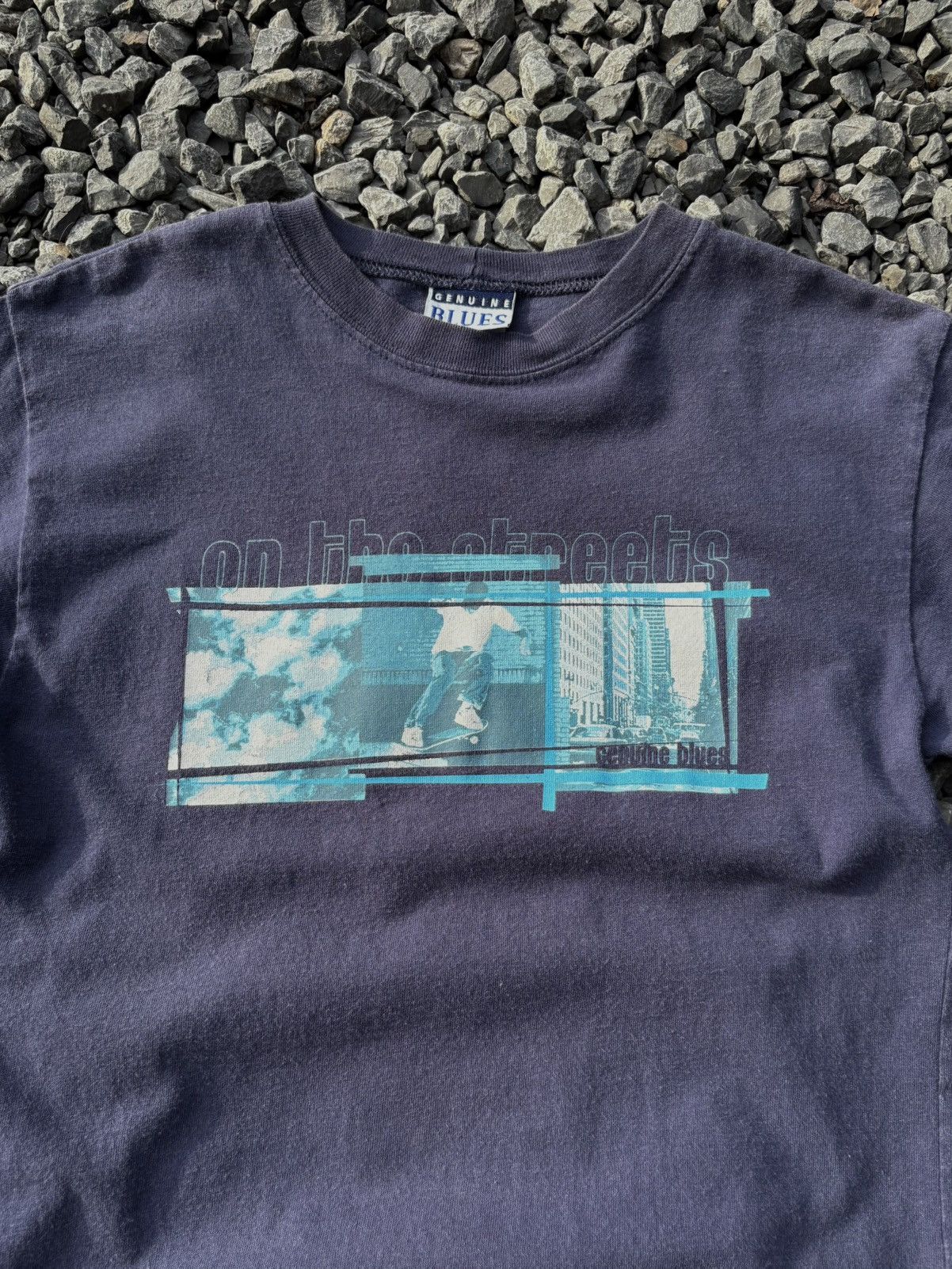 Other Vintage skate tee GENUINE BLUE 2000’s💙 Size US XXS / EU 40 - 2 Thumbnail
