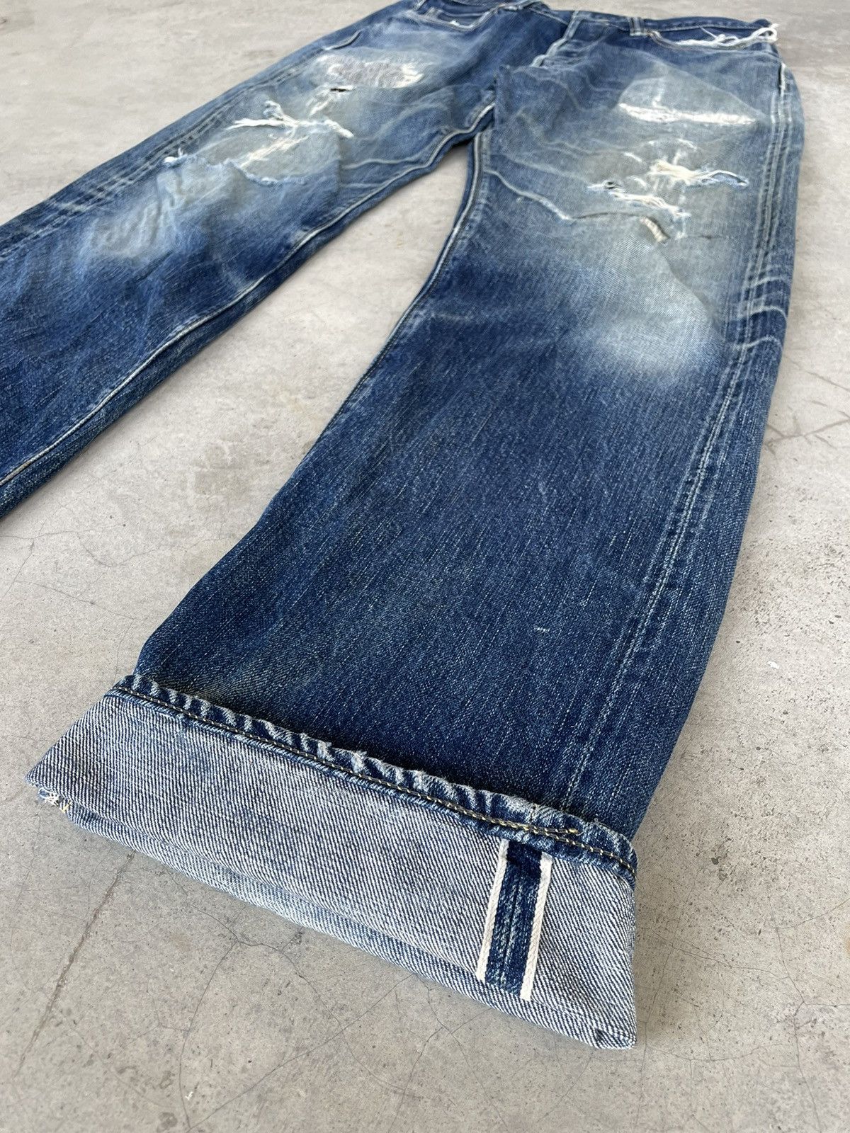 Full Count & Co. Japanese Brand Full Count Selvaged Jeans Size US 31 - 2 Thumbnail