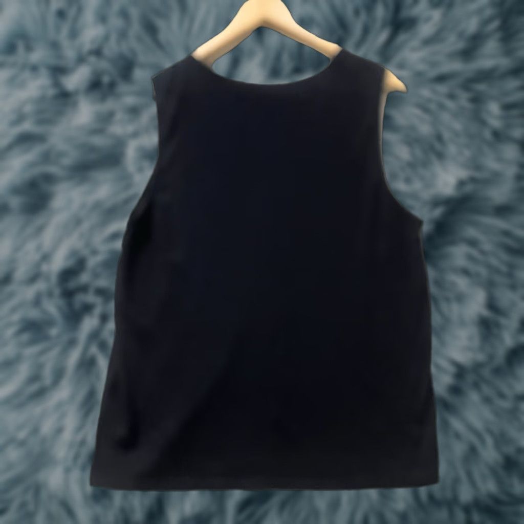 Vintage Karen Scott Tank Women's XL Black Shirt Size XL / US 12-14 / IT 48-50 - 1 Thumbnail