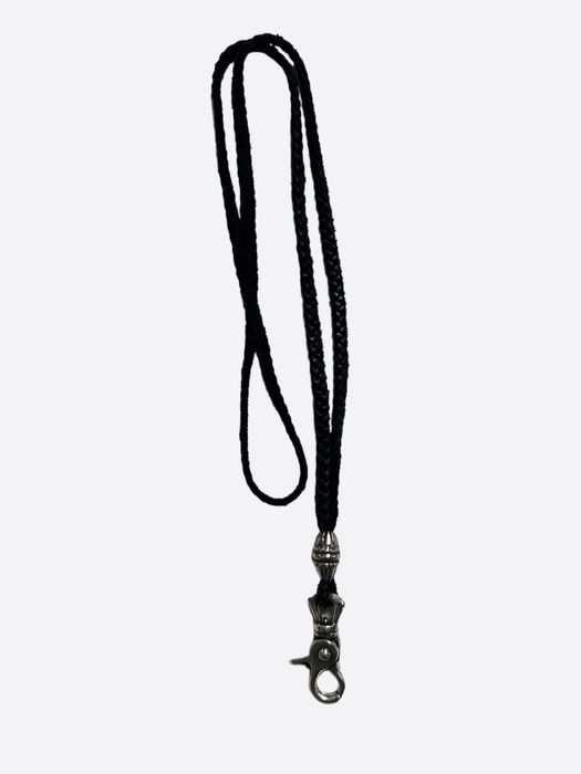 Chrome Hearts Chrome Hearts Black & Silver Hook Lanyard | Grailed