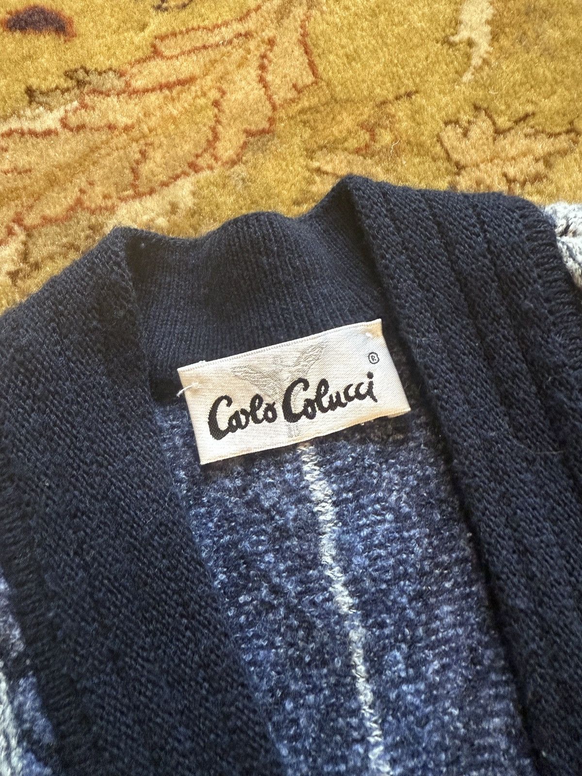 Carlo Colucci × Coogi × Vintage Vintage Carlo Colucci Coogie-style cardigan Size US M / EU 48-50 / 2 - 3 Thumbnail