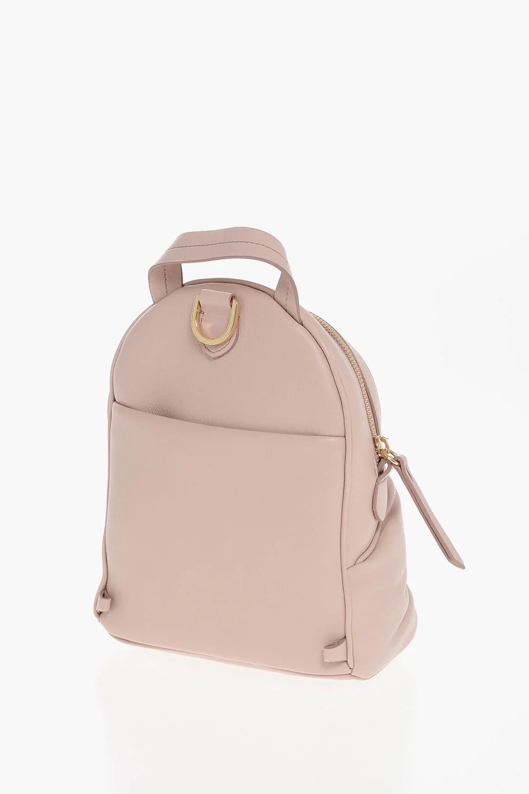 Maison Margiela og1mm0326 Size: OS / Quilted Leather Backpack in Pink Size ONE SIZE - 2 Thumbnail