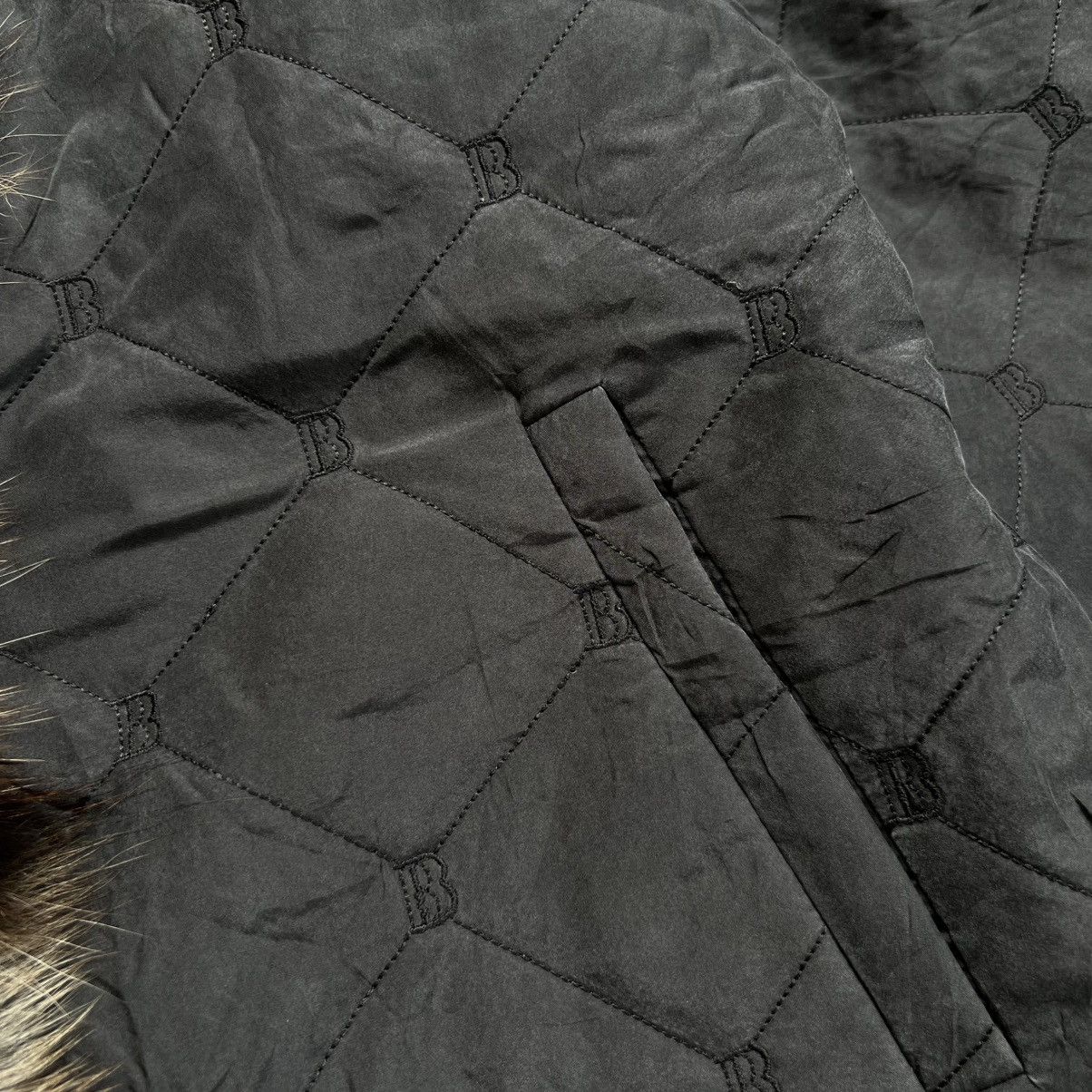 Balmain Vintage Balmain Reversible Monogram Fox Fur Silk Jacket Size US XL / EU 56 / 4 - 11 Thumbnail