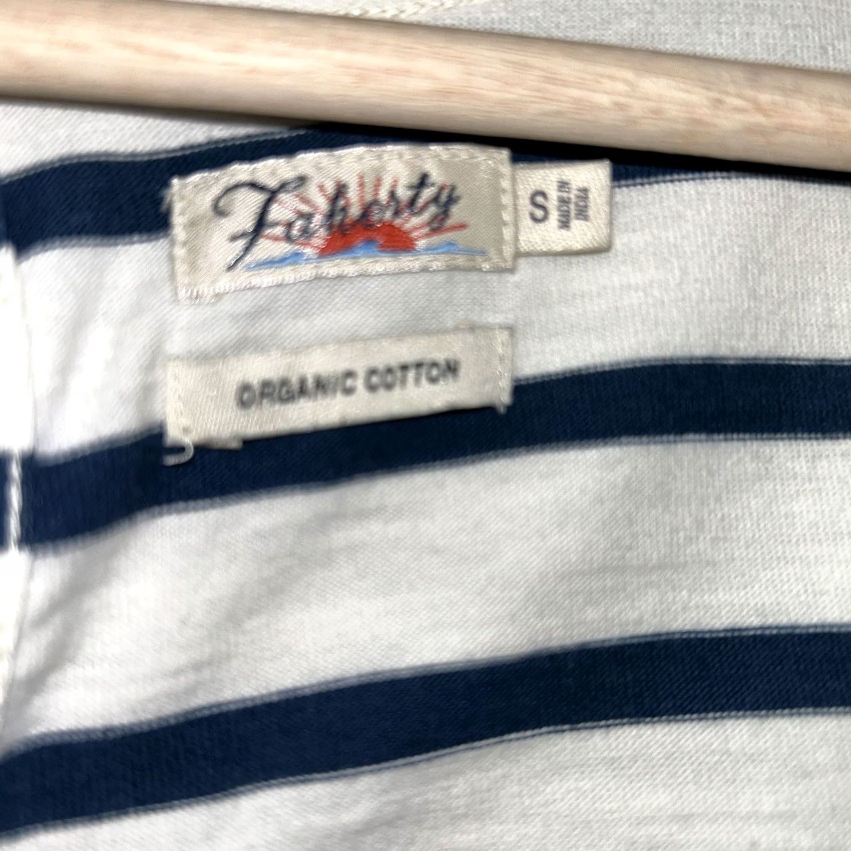 Faherty Faherty Merritt Button Up Back T-Shirt Striped Dress Women’s Small Size S / US 4 / IT 40 - 6 Thumbnail