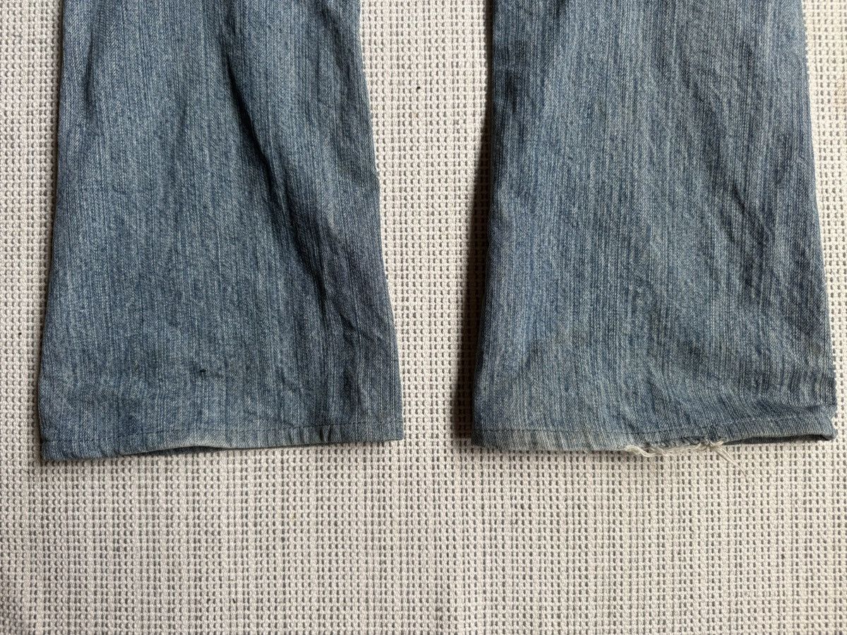 Japanese Brand EDGE RUPERT distressed y2k/punk flare jeans Size US 34 / EU 50 - 17 Thumbnail