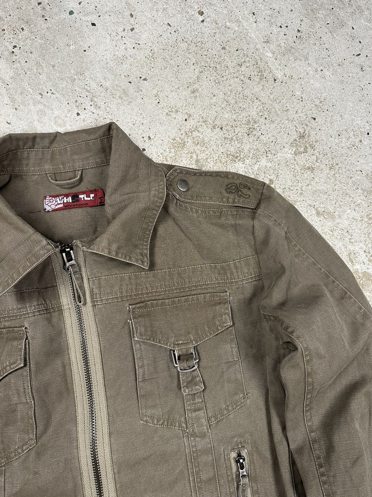 Vintage Vintage Y2K Brown Utility Army Military Style Jacket usa 90s Size US M / EU 48-50 / 2 - 8 Thumbnail