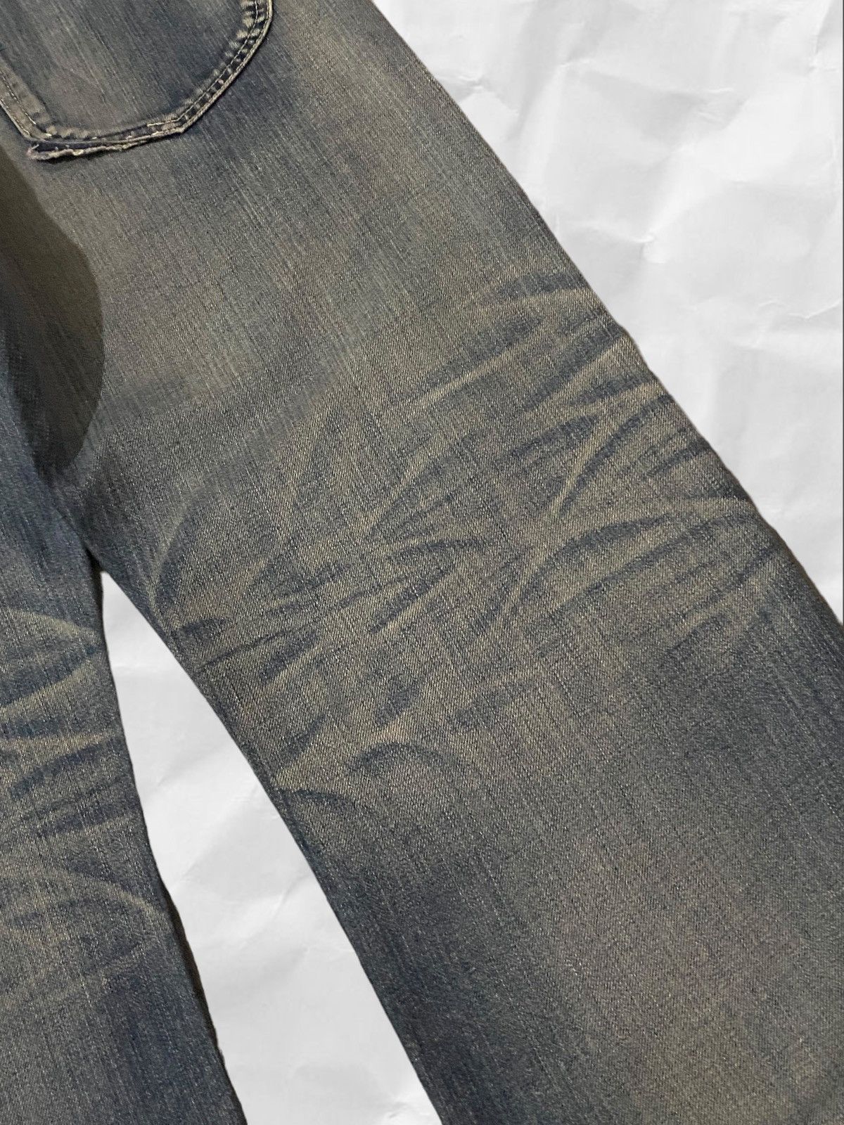 Japanese Brand Vintage Japan Nitraid Sand Blasted Wash Flare Jeans Denim Size US 35 - 13 Thumbnail