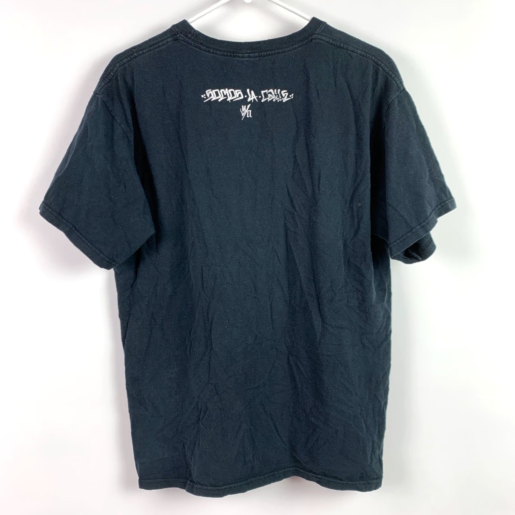 Vintage Yonerone Premium Mexico Streetwear Hype Fashion Black Tee Shirt Unisex L Size US L / EU 52-54 / 3 - 4 Thumbnail