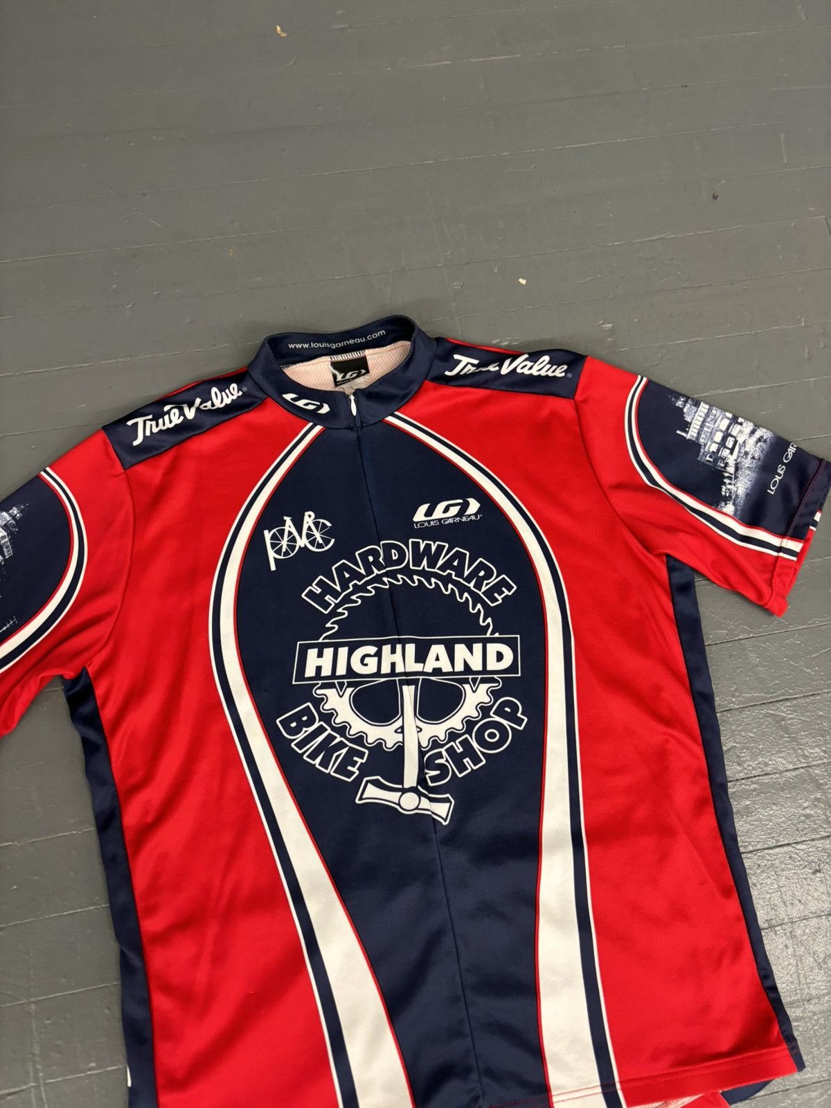Vintage Vintage lauis garneu cycling jersey Size US L / EU 52-54 / 3 - 4 Thumbnail
