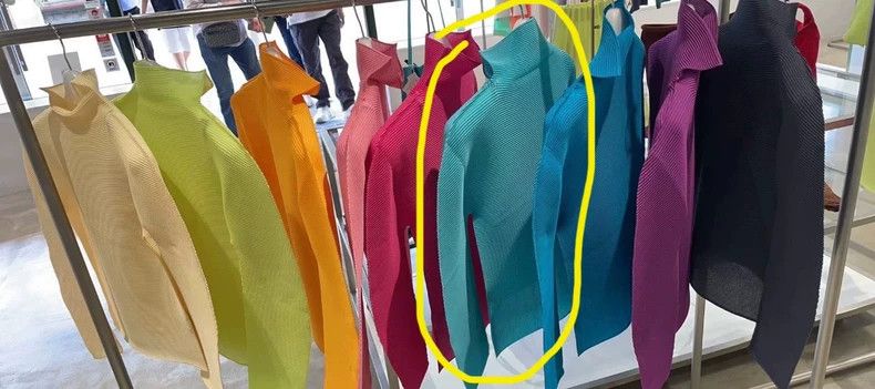 Issey Miyake issey miyake size:one size Blue long-sleeved top 2506-Next Size XXS / US 00 / IT 34 - 6 Thumbnail