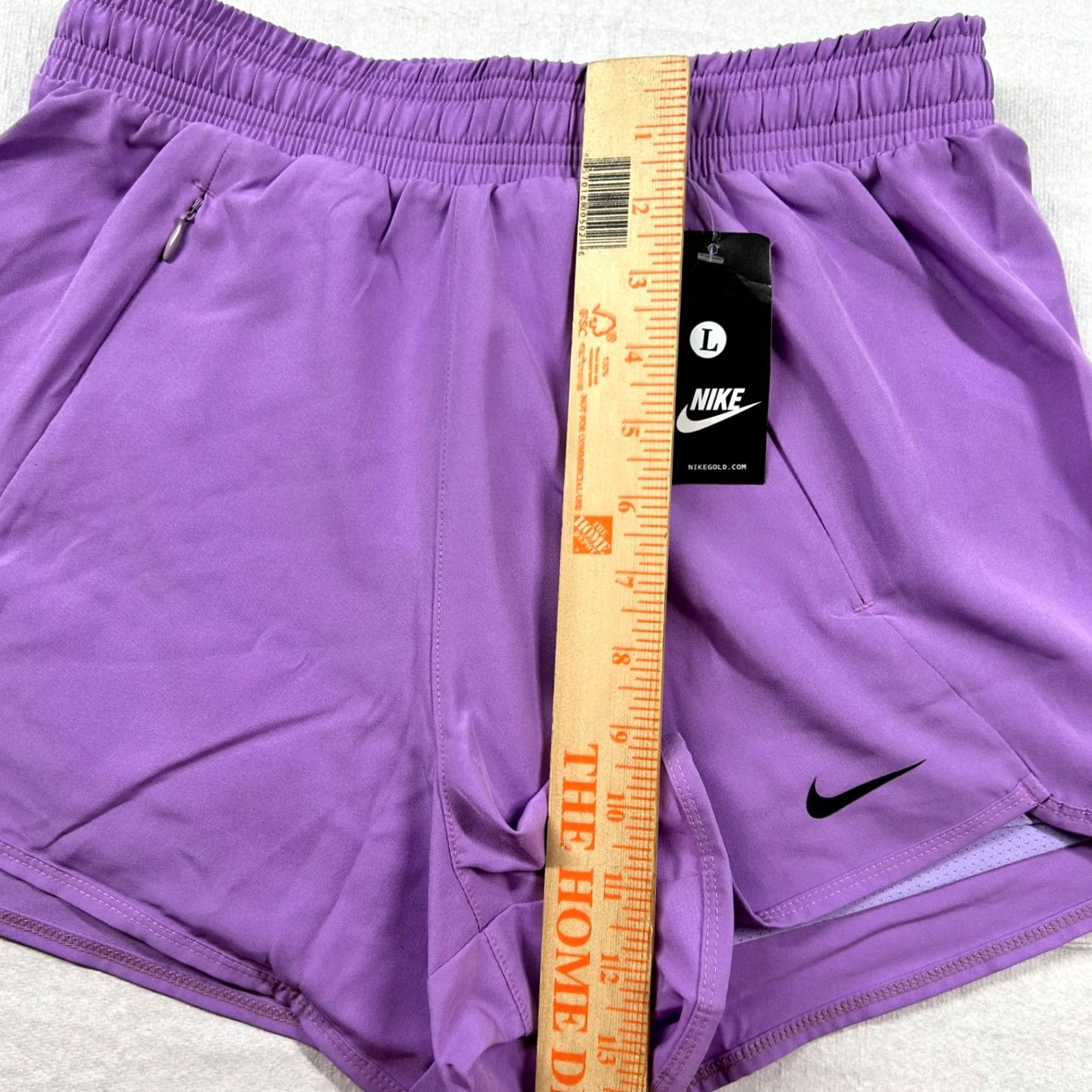 Nike Nike Tempo Shorts Womens L Running Athletic Purple Lined Training 3.5" Inseam Size 36" / US 14 / IT 50 - 7 Thumbnail
