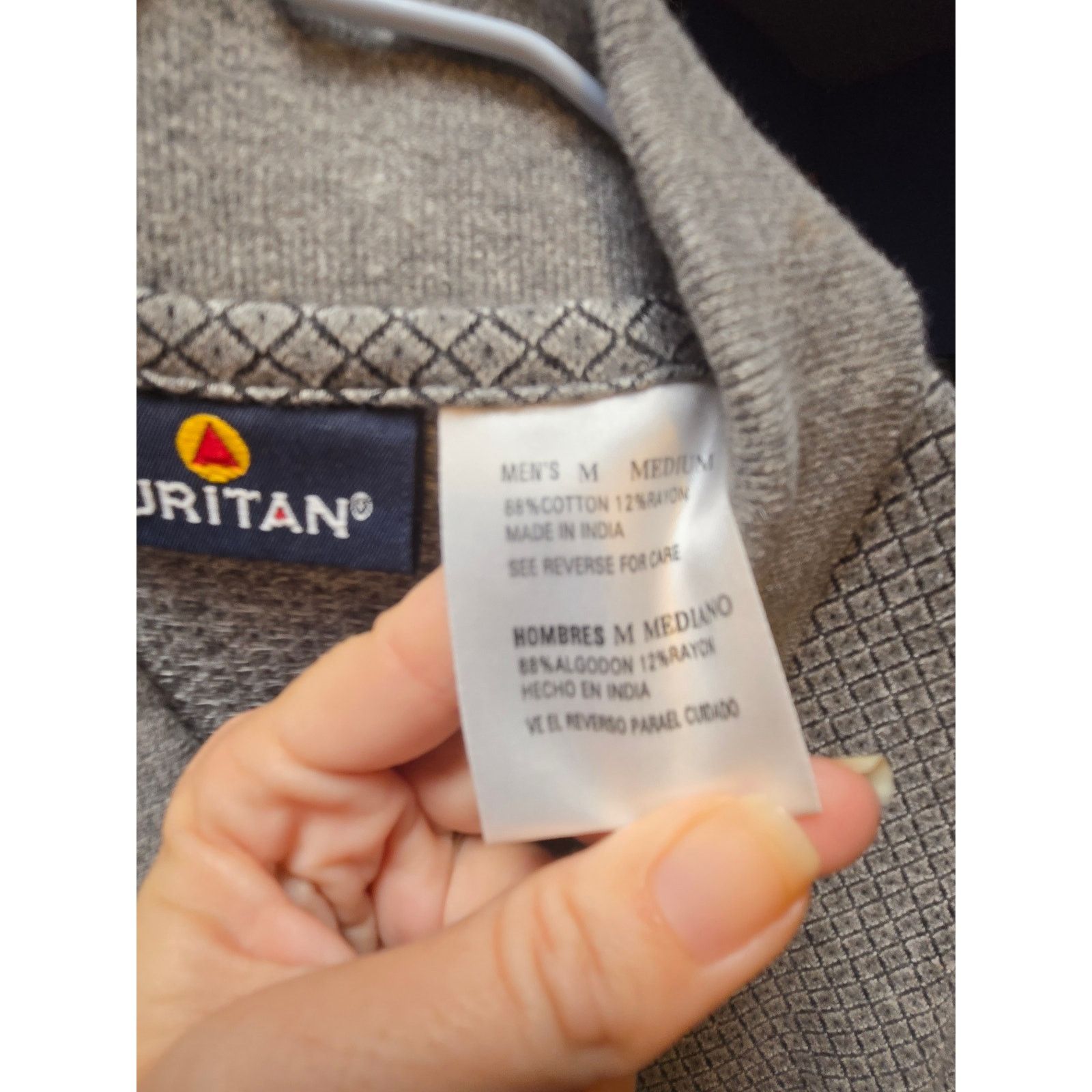 Puritan Puritan M gray collared shirt Size US M / EU 48-50 / 2 - 10 Thumbnail