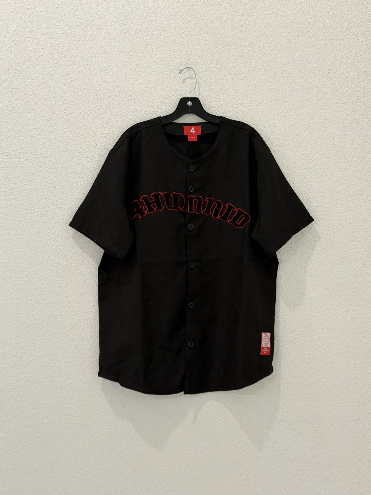 4HUNNID 4Hunnid YG Black Button-Up Baseball Jersey Size Large Size US L / EU 52-54 / 3 - 1 Thumbnail