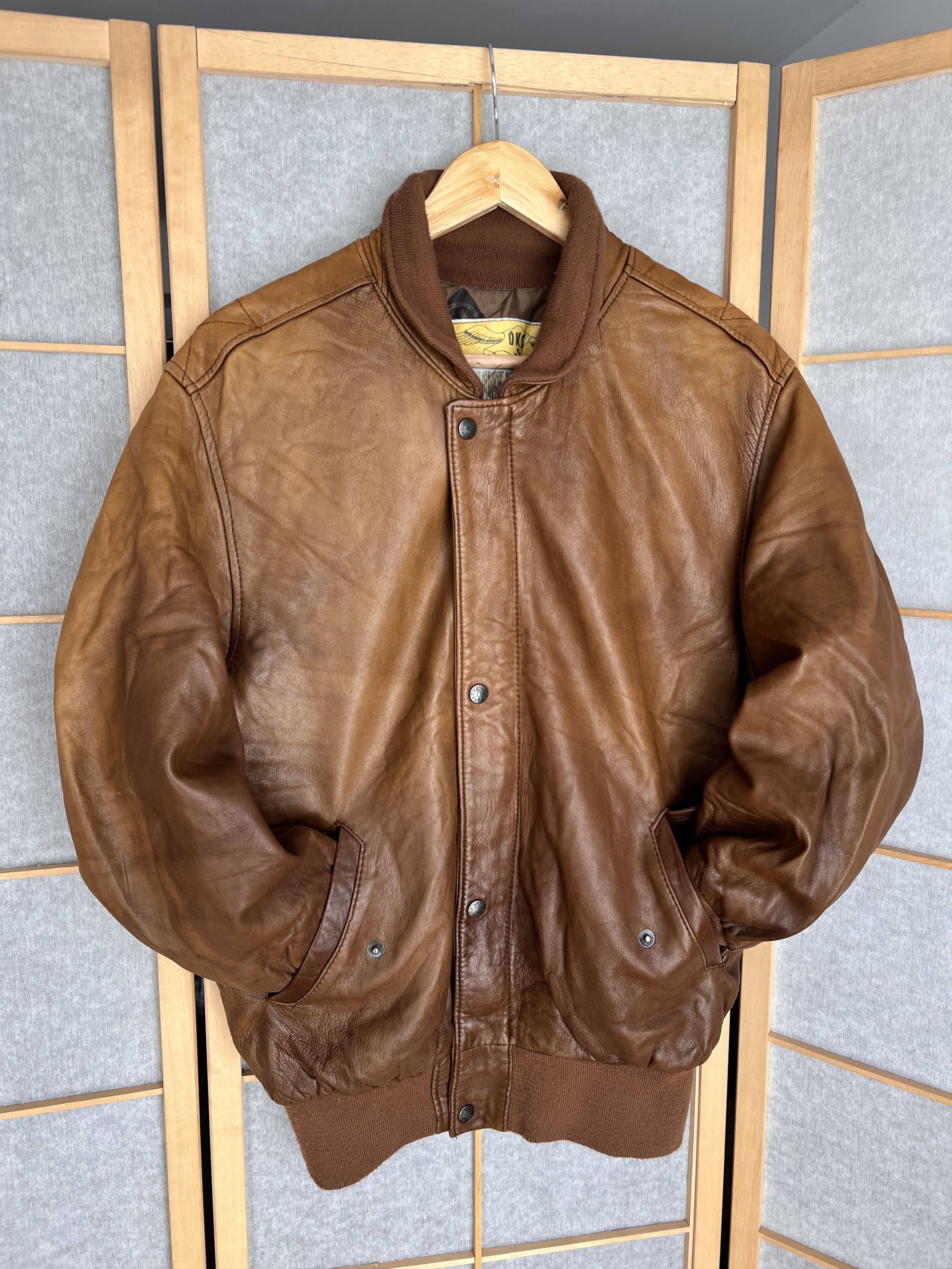 Hysteric Glamour Crazy vintage 90s lambskin leather bomber jacket opium japan Size US S / EU 44-46 / 1 - 2 Thumbnail