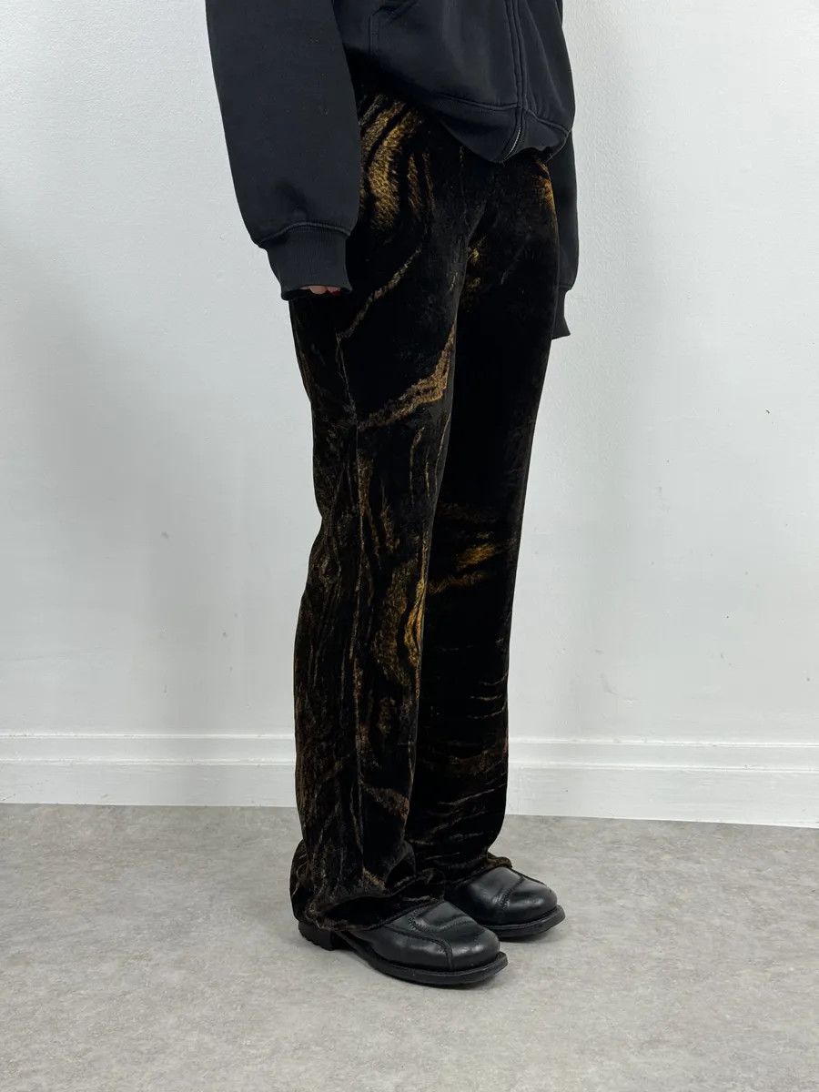 Roberto Cavalli 2000s Roberto Cavalli Brown Velvet Cozy Pants Size 28" / US 6 / IT 42 - 5 Thumbnail
