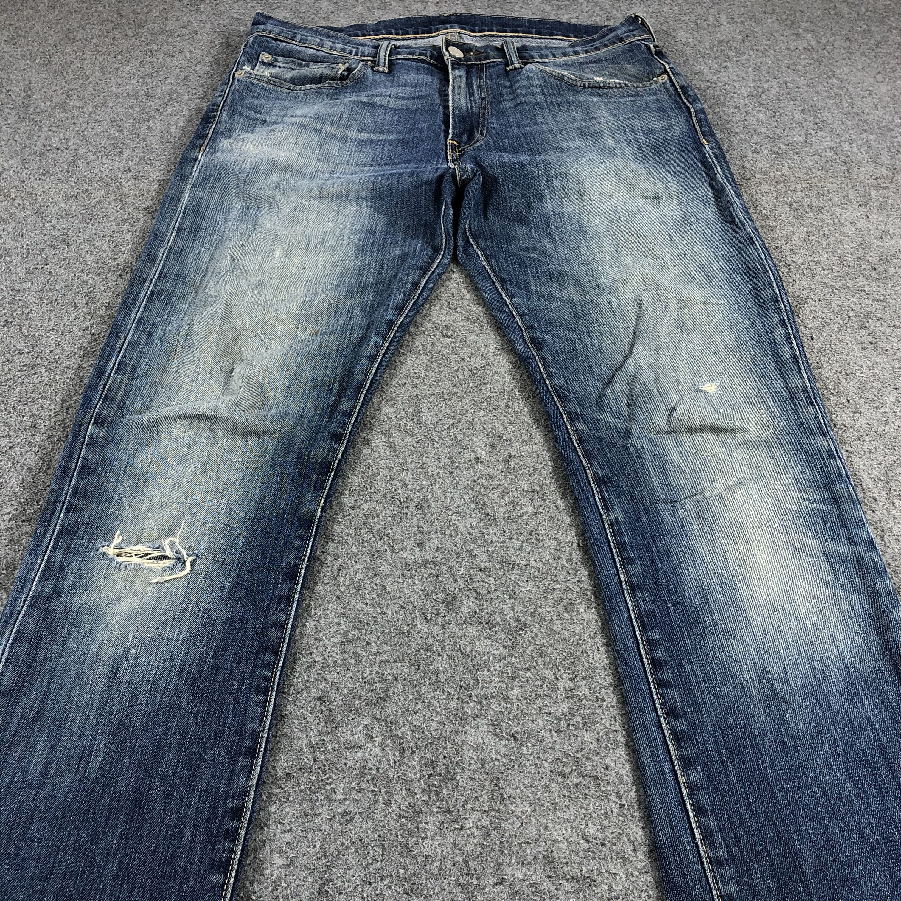 Levi's × Vintage Vintage Levis 510 Slim Fit Jeans-JM1331 Size US 32 / EU 48 - 3 Thumbnail