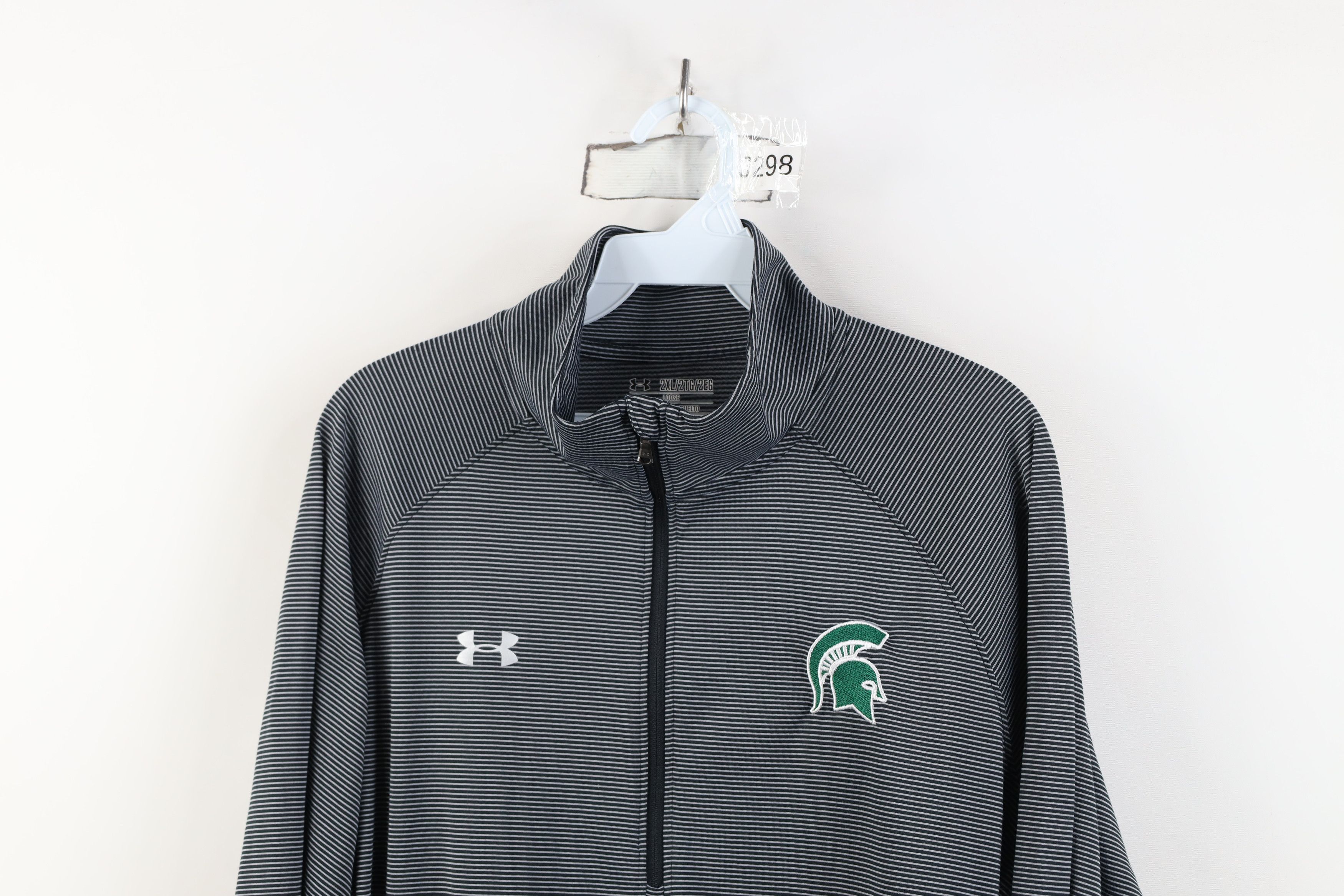 Under Armour Under Armour Michigan State University Zip Pullover Jacket Size US XXL / EU 58 / 5 - 2 Thumbnail
