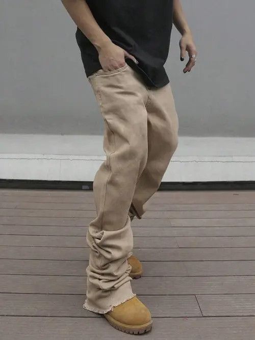 Jean Skinny Stacked Jeans Pants Long Size US 34 / EU 50 - 4 Thumbnail