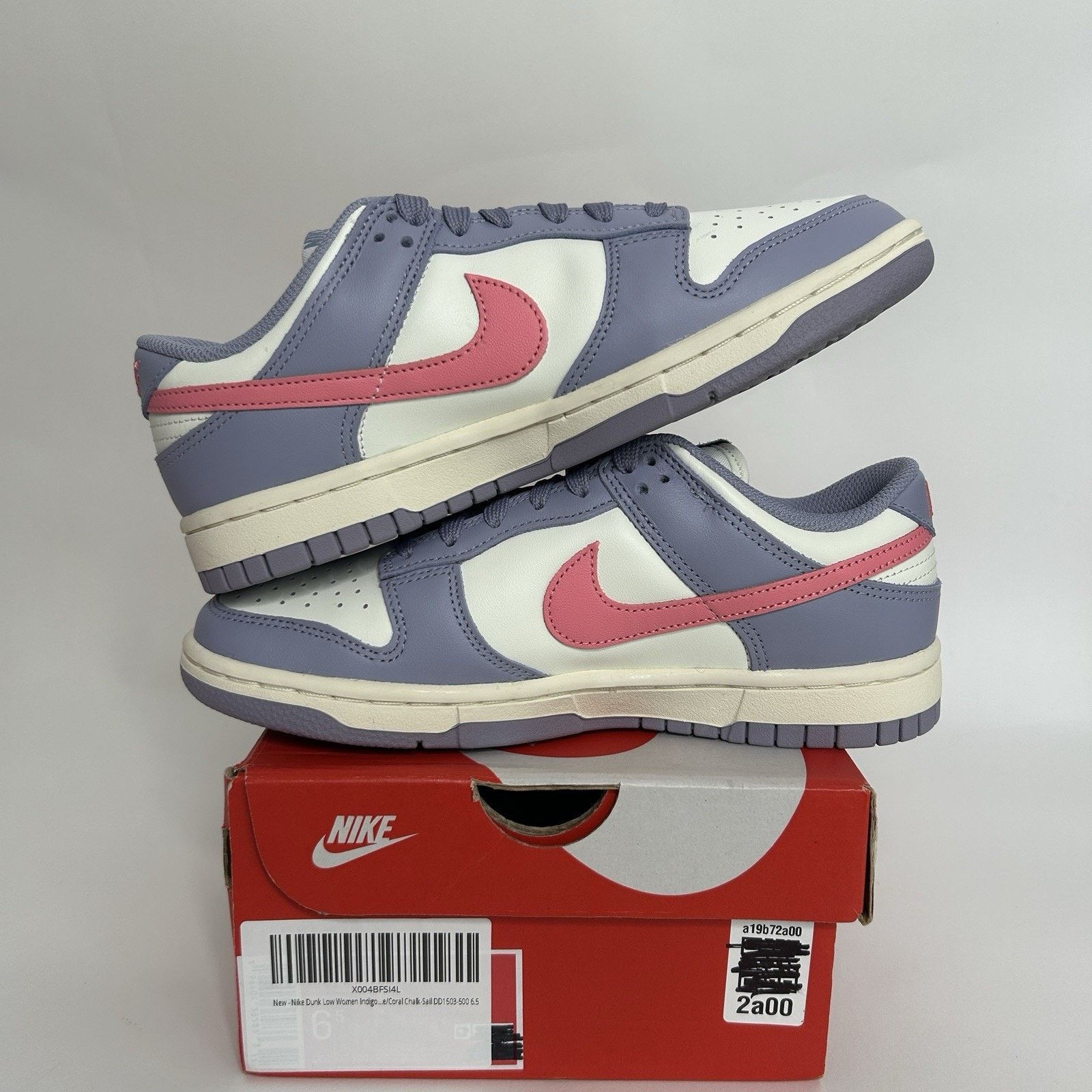 Nike Nike Dunk Low WMNS “Indigo Haze” Size US 6.5 / IT 36.5 - 3 Thumbnail