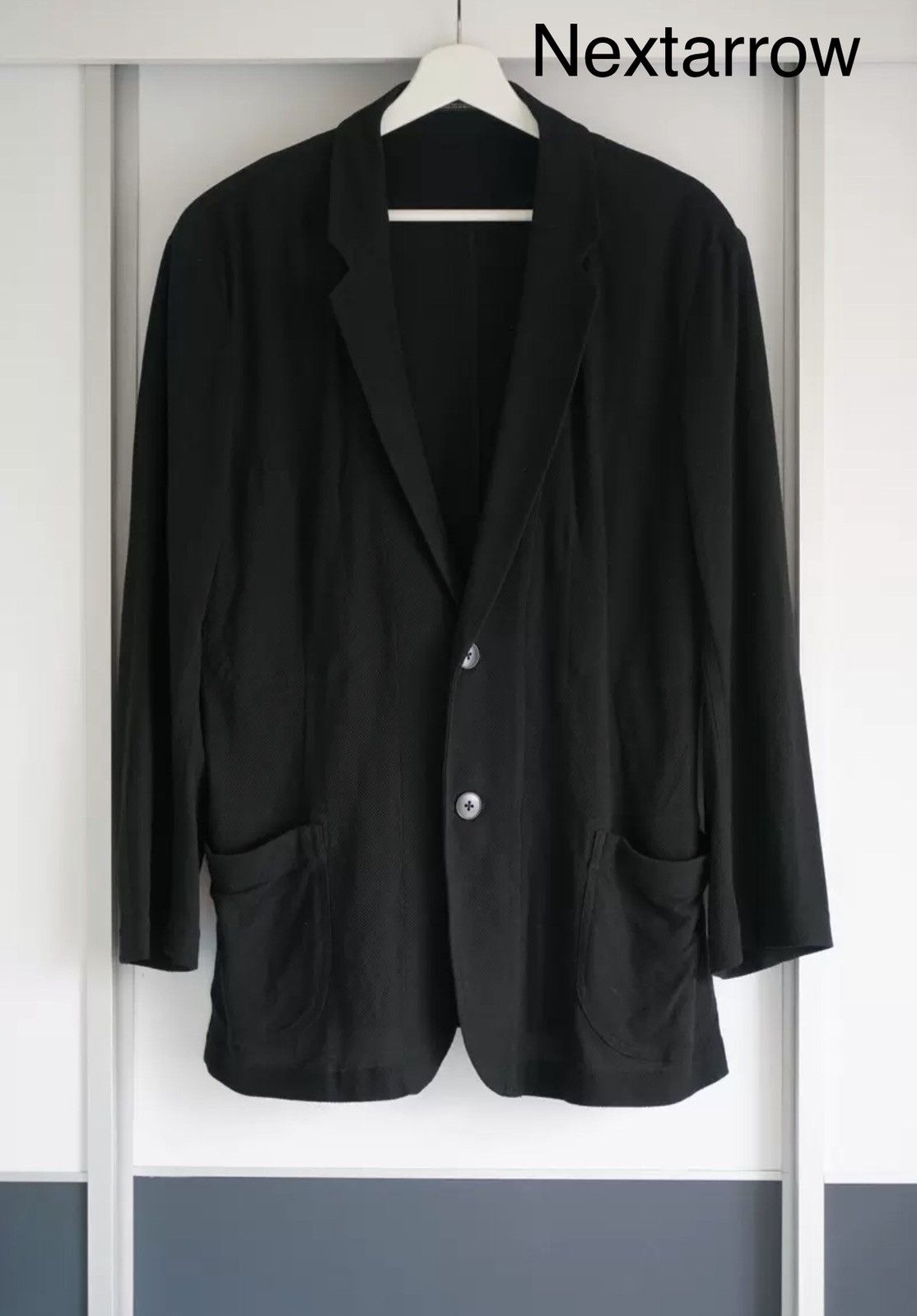 Yohji Yamamoto Yohji Yamamoto 13 SS Lyocell Pleated Suit 2412-Nextarrow Size 42S - 1 Thumbnail