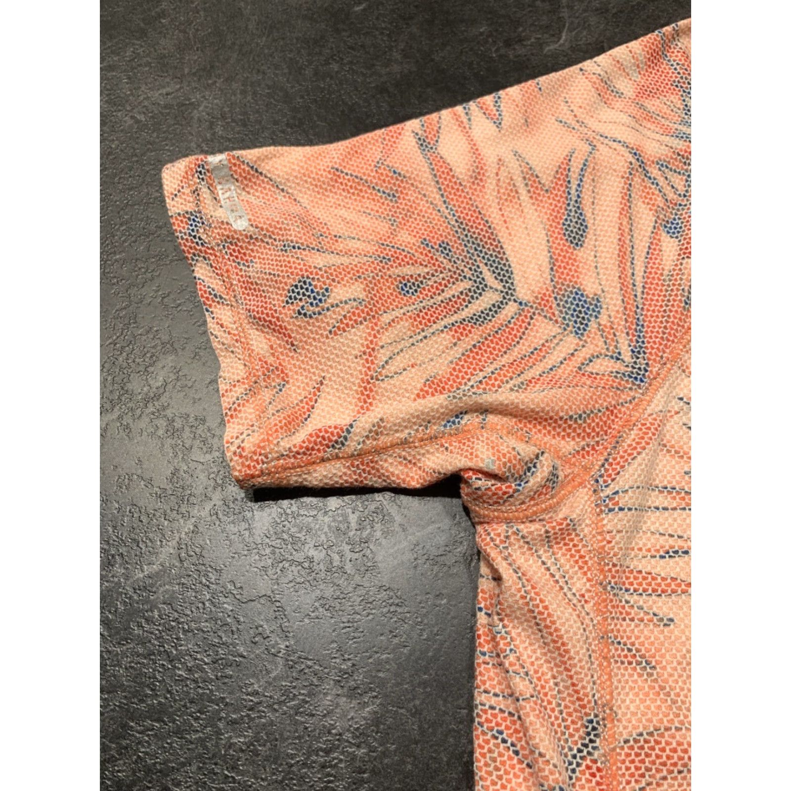 Tommy Bahama Tommy Bahama Island Zone Palm Printed Polo Shirt Large Sunset Floral Short Sleeve Mens Size US L / EU 52-54 / 3 - 5 Thumbnail