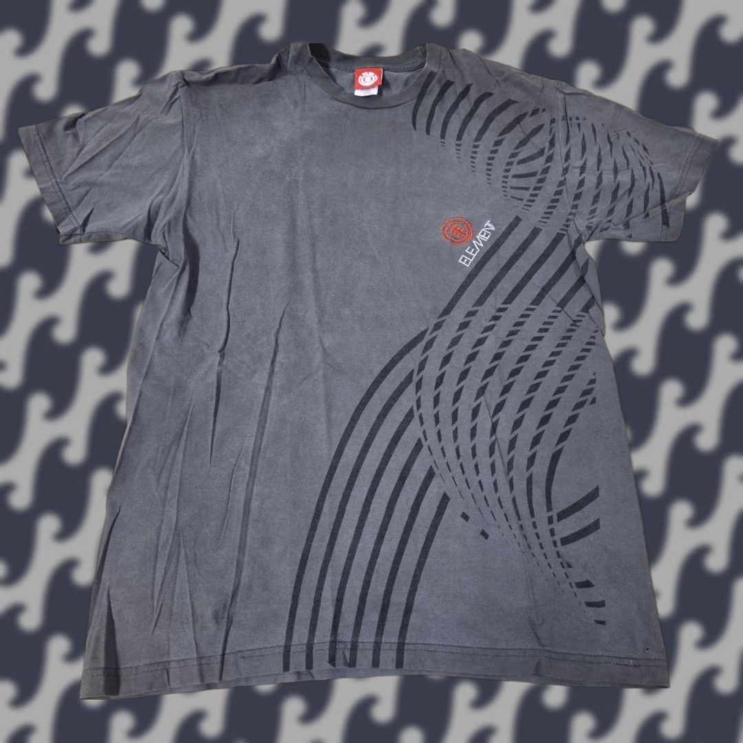 Element Element Shirt Mens M Gray Graphic Tee Skateboarding Streetwear Tree Logo Size US M / EU 48-50 / 2 - 1 Thumbnail