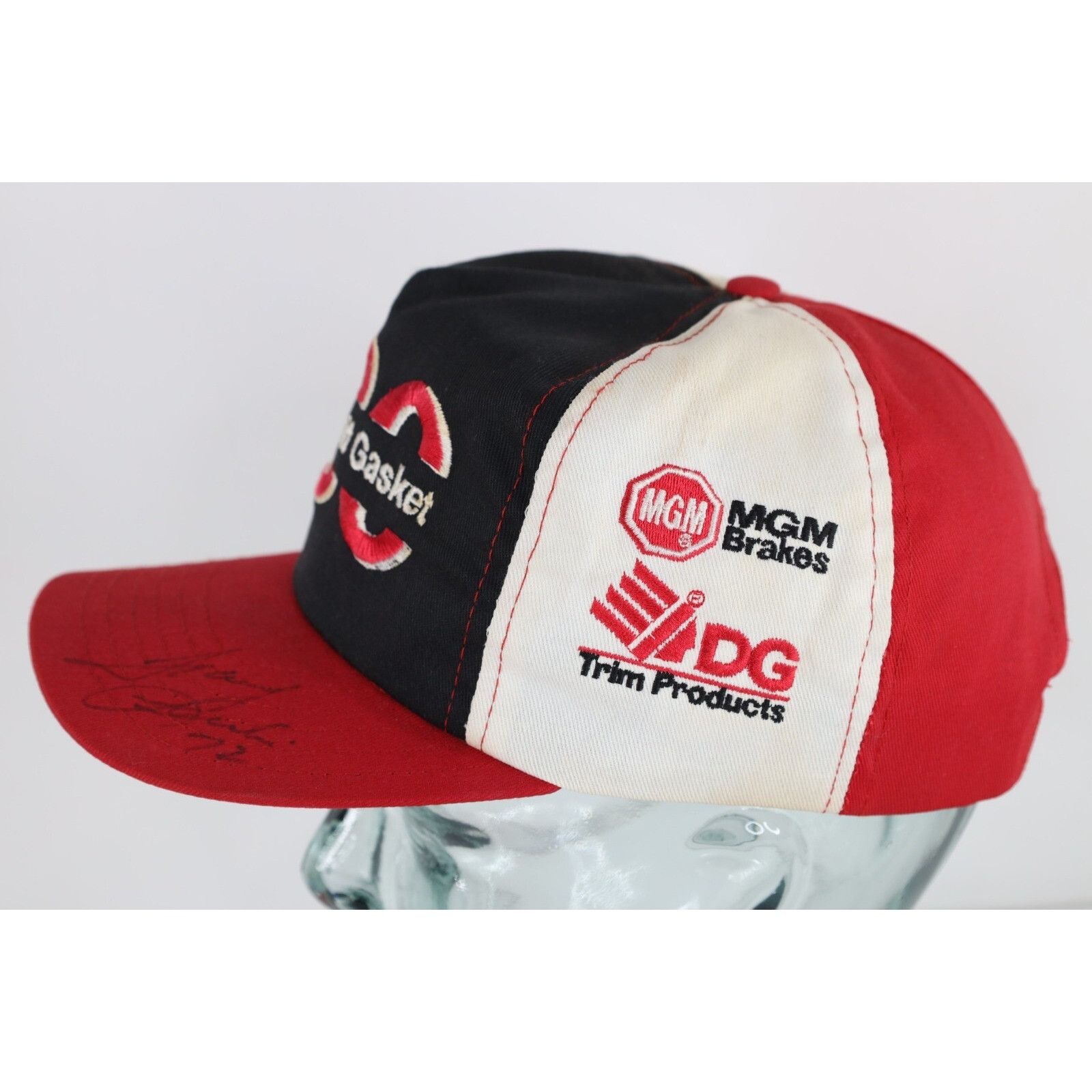 Vintage Vintage 90s NASCAR Detroit Gasket 200 Racing Snapback Hat Size ONE SIZE - 4 Thumbnail